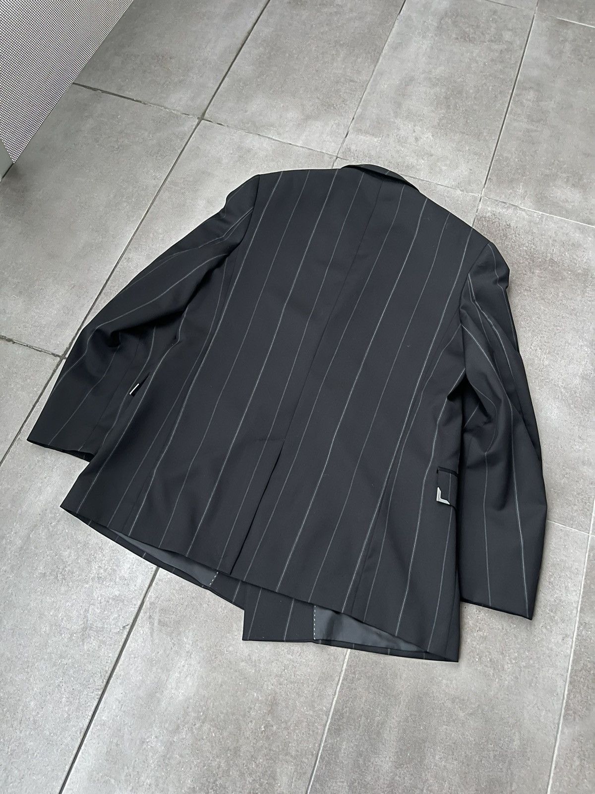 Han Kjobenhavn !DS! AW22 Han Kjobenhavn Boxy Suit Stripped Blazer Size 38R - 12 Thumbnail