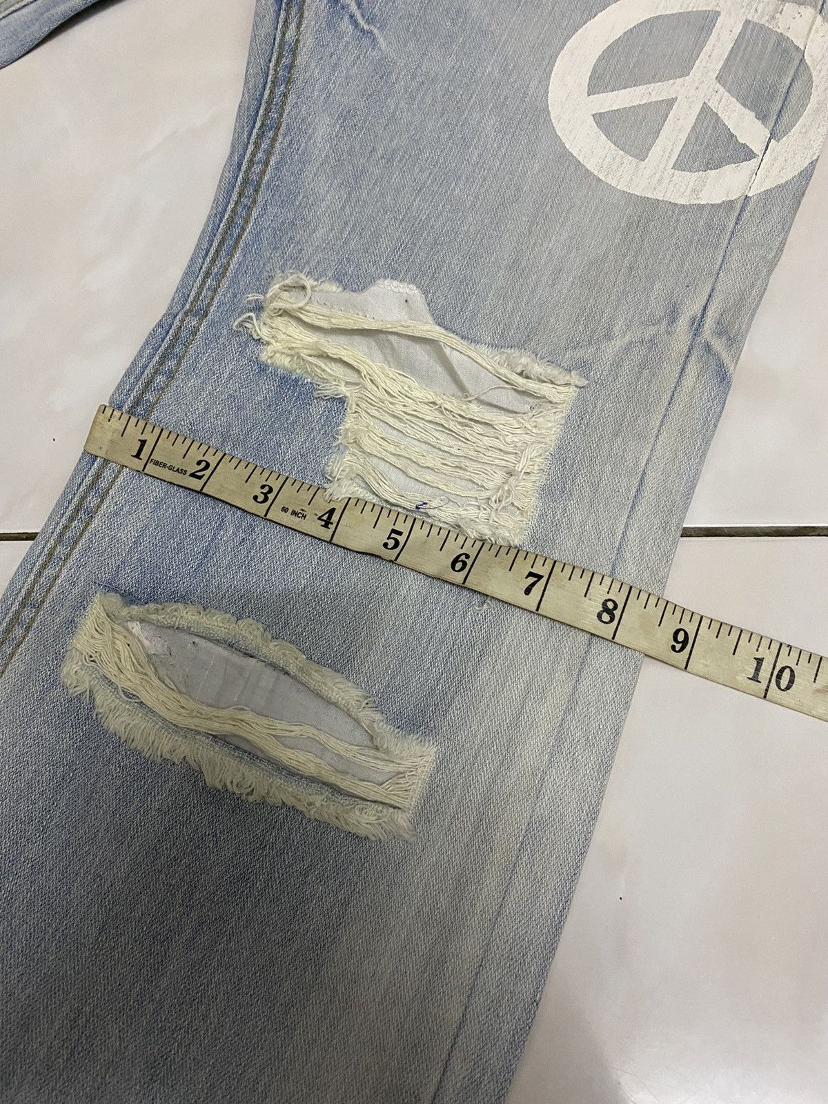 Other Peace Denim Jeans Size US 34 / EU 50 - 22 Thumbnail