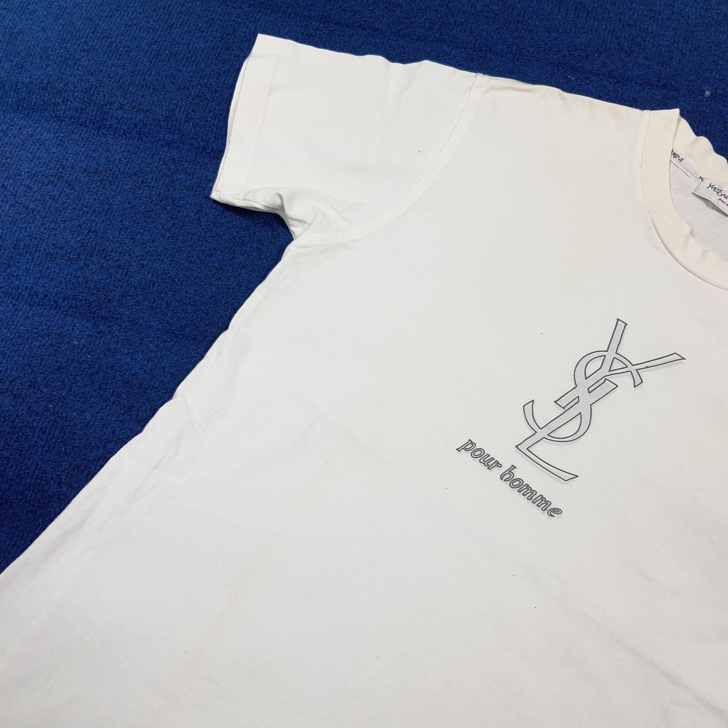 Yves Saint Laurent Vintage Yves Saint Laurent YSL Designer Tshirt C301N6 Size US M / EU 48-50 / 2 - 7 Thumbnail