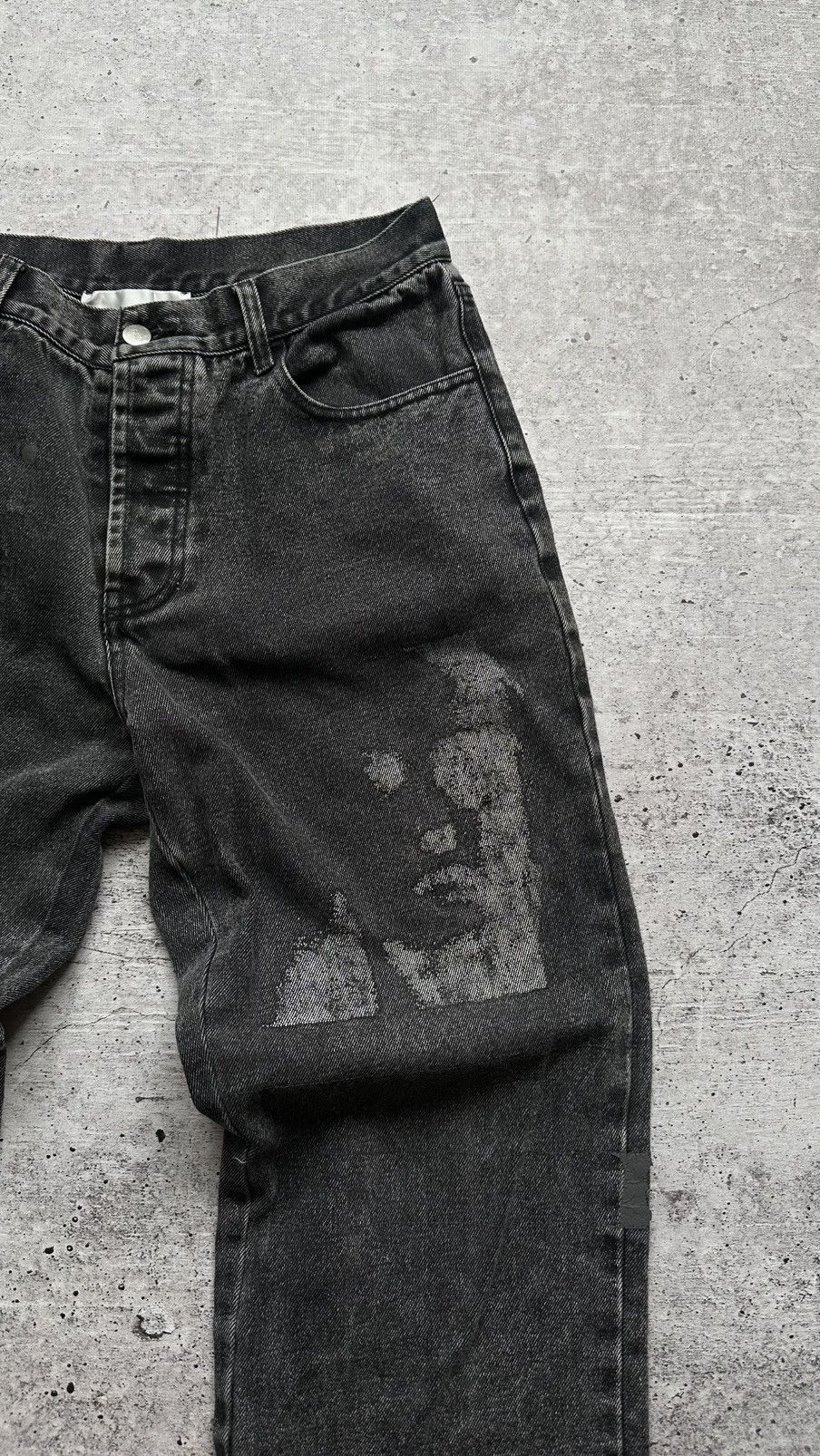 Heliot Emil Men's Heliot Emil Printed Denim Jeans Pants Size US 32 / EU 48 - 4 Thumbnail