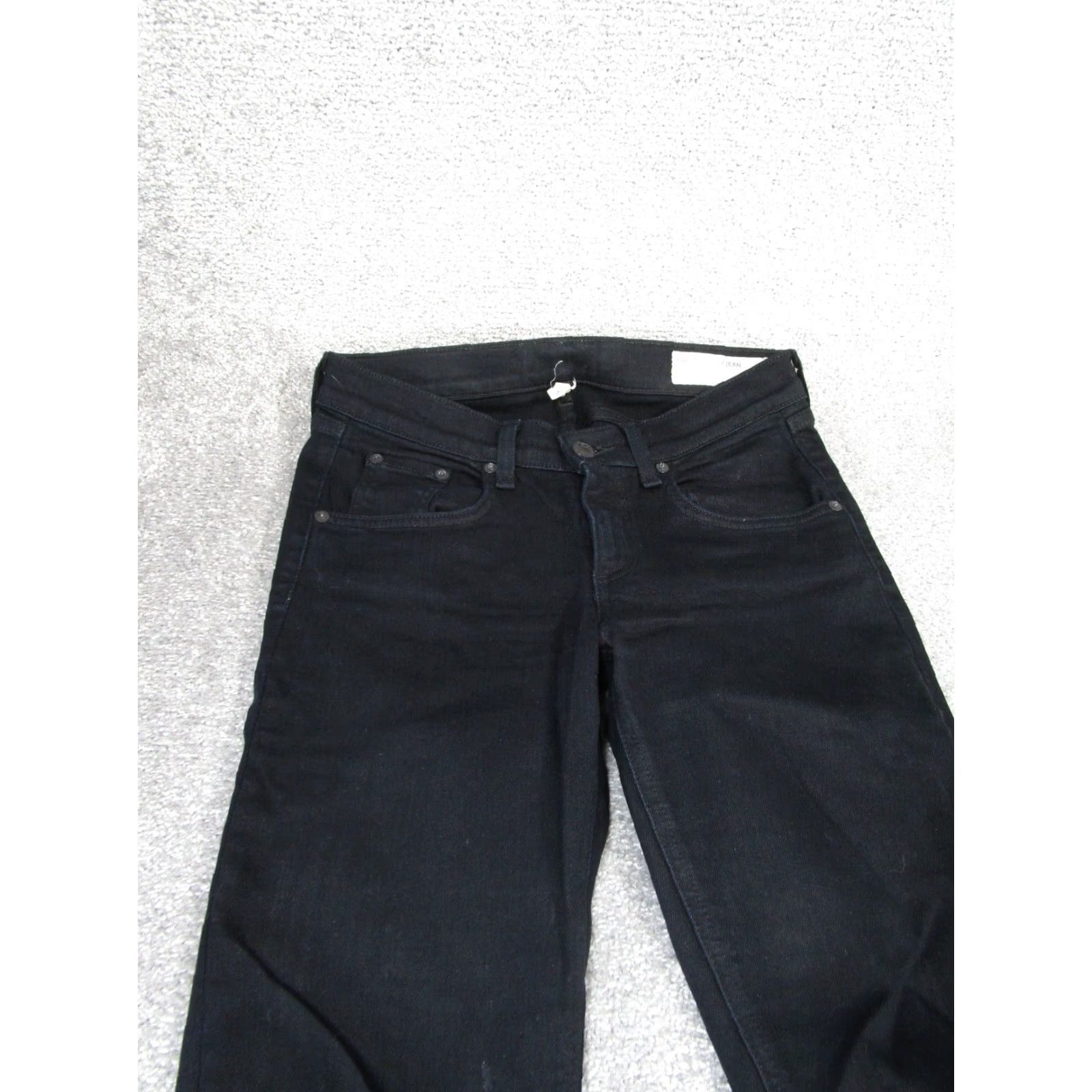 Rag & Bone rag & bone Jeans Womens 25 Black Denim Low Rise Skinny Jeans Womens 25 Black Denim Rag & Bone Skinny Womens Size 42" / US 20 - 3 Thumbnail