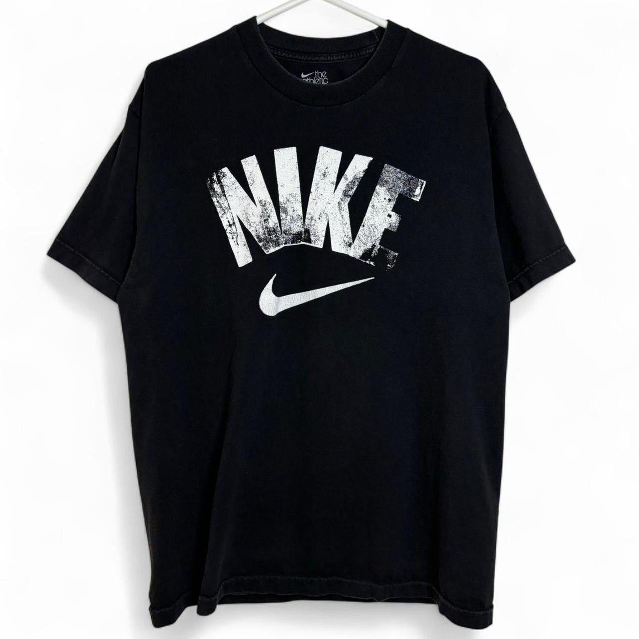 Nike Vintage Style Black Big Logo Graphic Tee Size US L / EU 52-54 / 3 - 1 Thumbnail