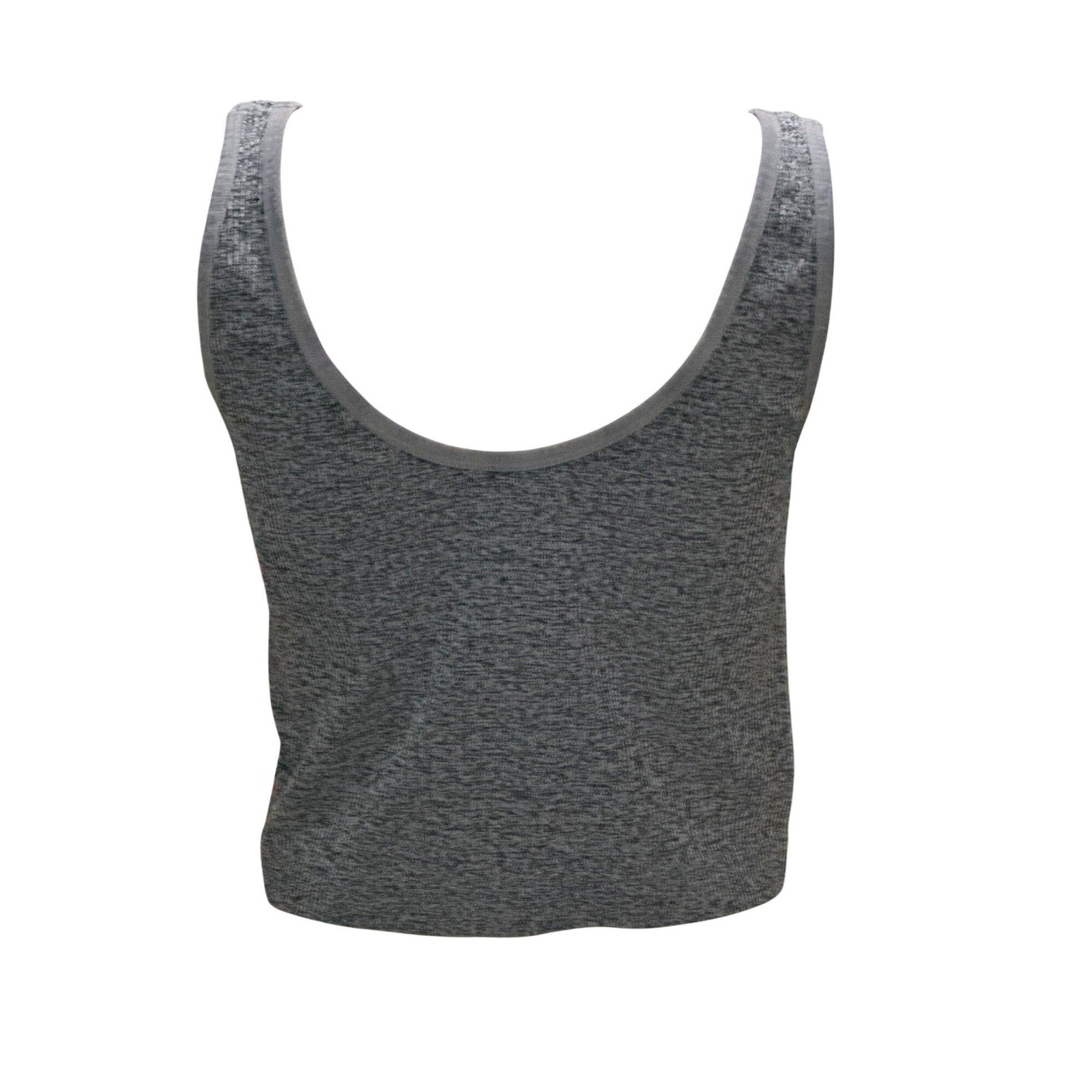 Other Colsie Gray Ribbed Knit Deep V Neck Cropped Tank Lounge Stre Size XL / US 12-14 / IT 48-50 - 4 Thumbnail
