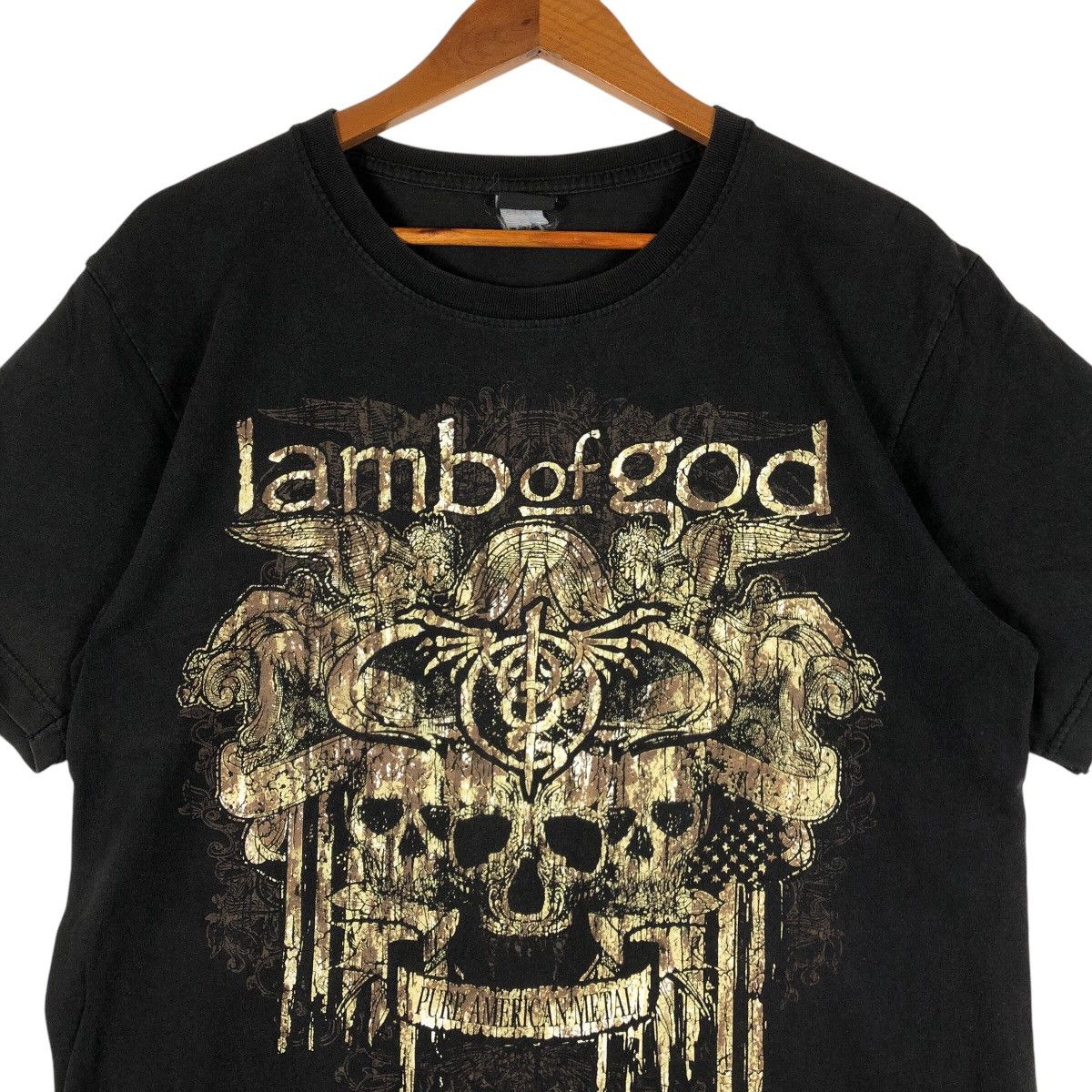 Vintage LAMB OF GOD American Heavy Metal Band T-Shirt Size US L / EU 52-54 / 3 - 2 Thumbnail