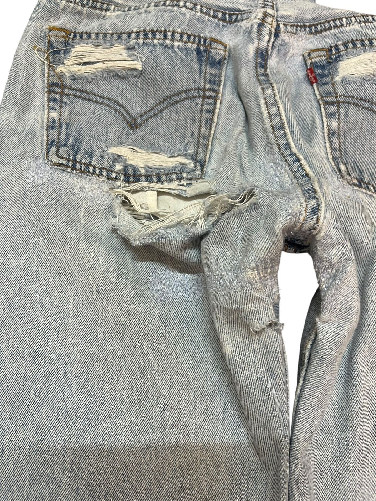 Levi's Vintage Clothing Vintage Levi’s 501 Faded Distressed Denim Size US 28 / EU 44 - 7 Thumbnail