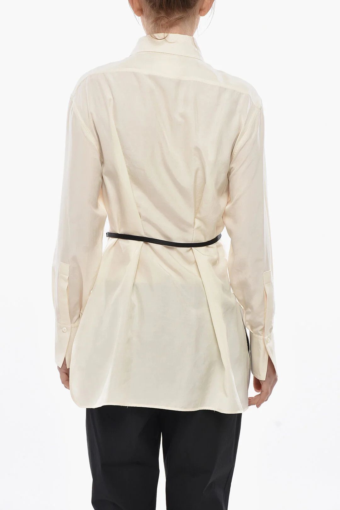 Givenchy og1mm0326 Silk Shirt in White Size S / US 4 / IT 40 - 2 Thumbnail