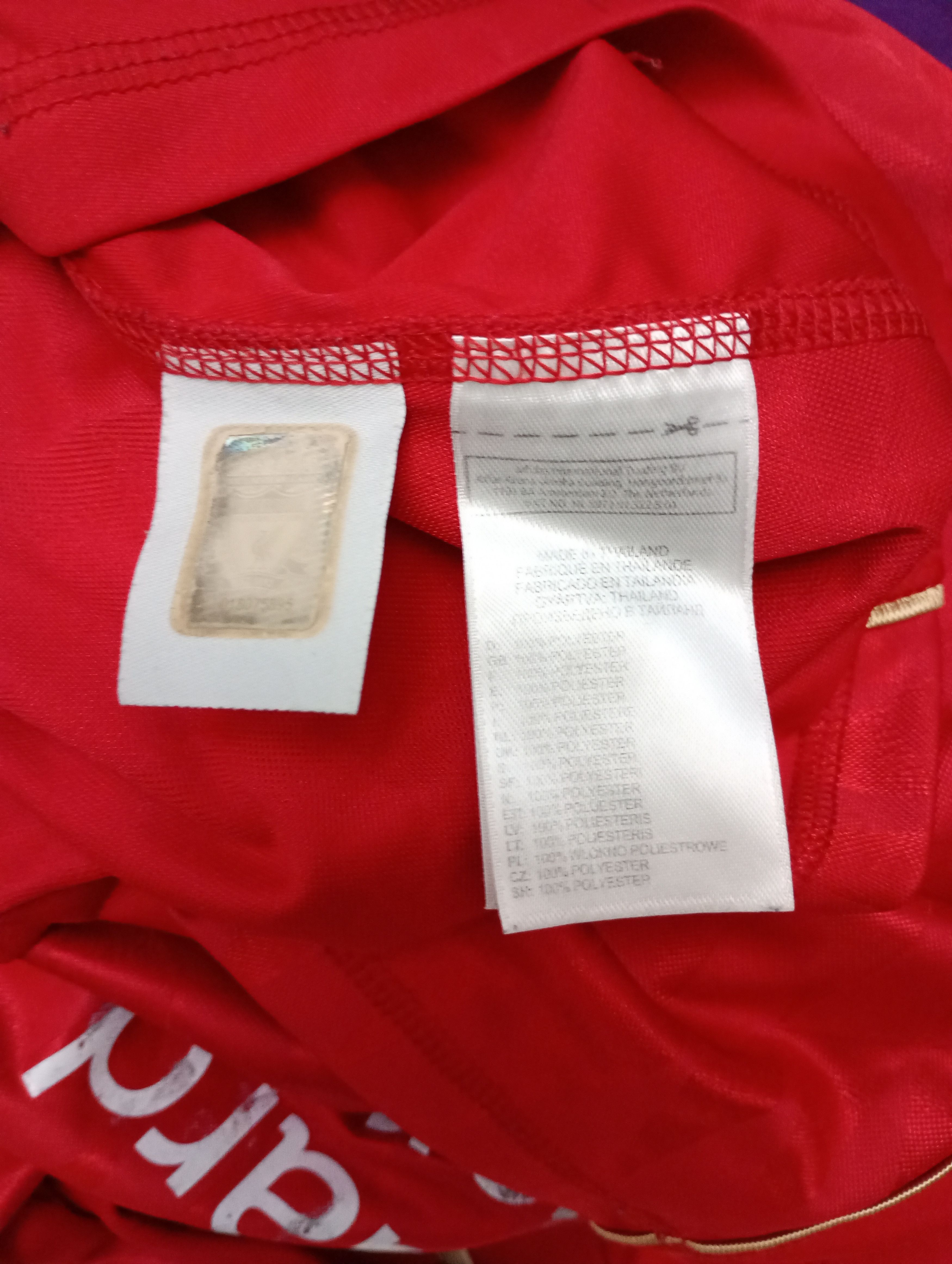 Adidas Adidas Liverpool FC Home Jersey 2011-2012 Size US XXL / EU 58 / 5 - 16 Thumbnail