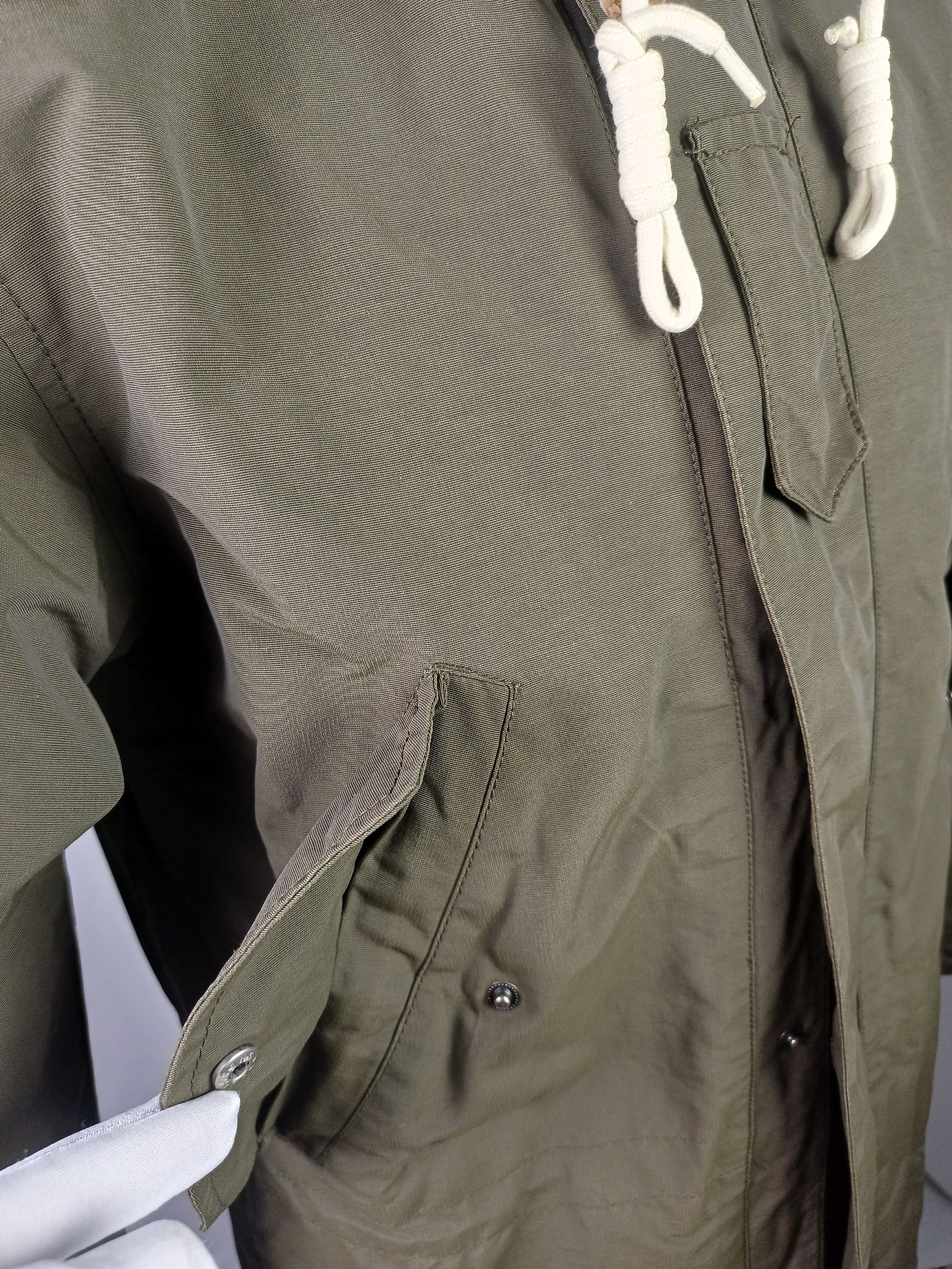 Japanese Brand FRJ JEANS fishtail Green Khaki Urban Vintage Parka Toggle Size US XL / EU 56 / 4 - 19 Thumbnail