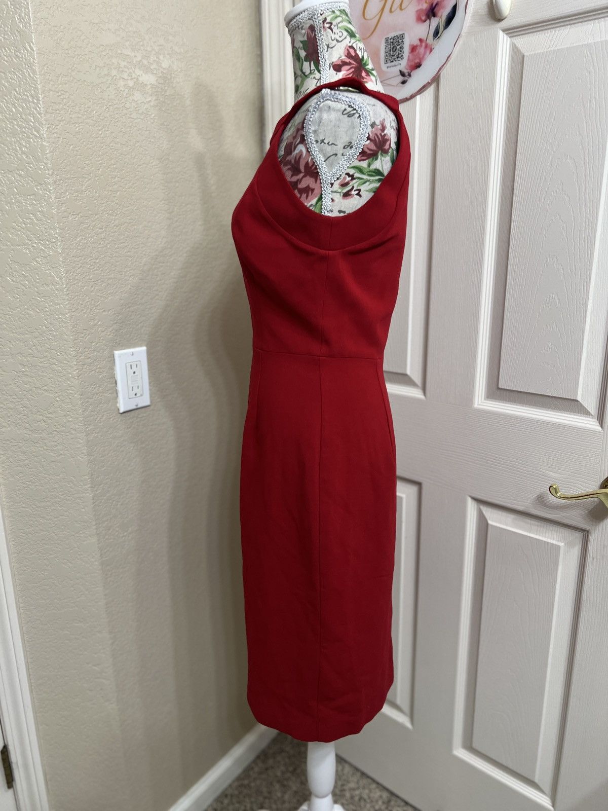 Black Halo Black Halo Red Midi Dress size 6 new Size M / US 6-8 / IT 42-44 - 5 Thumbnail