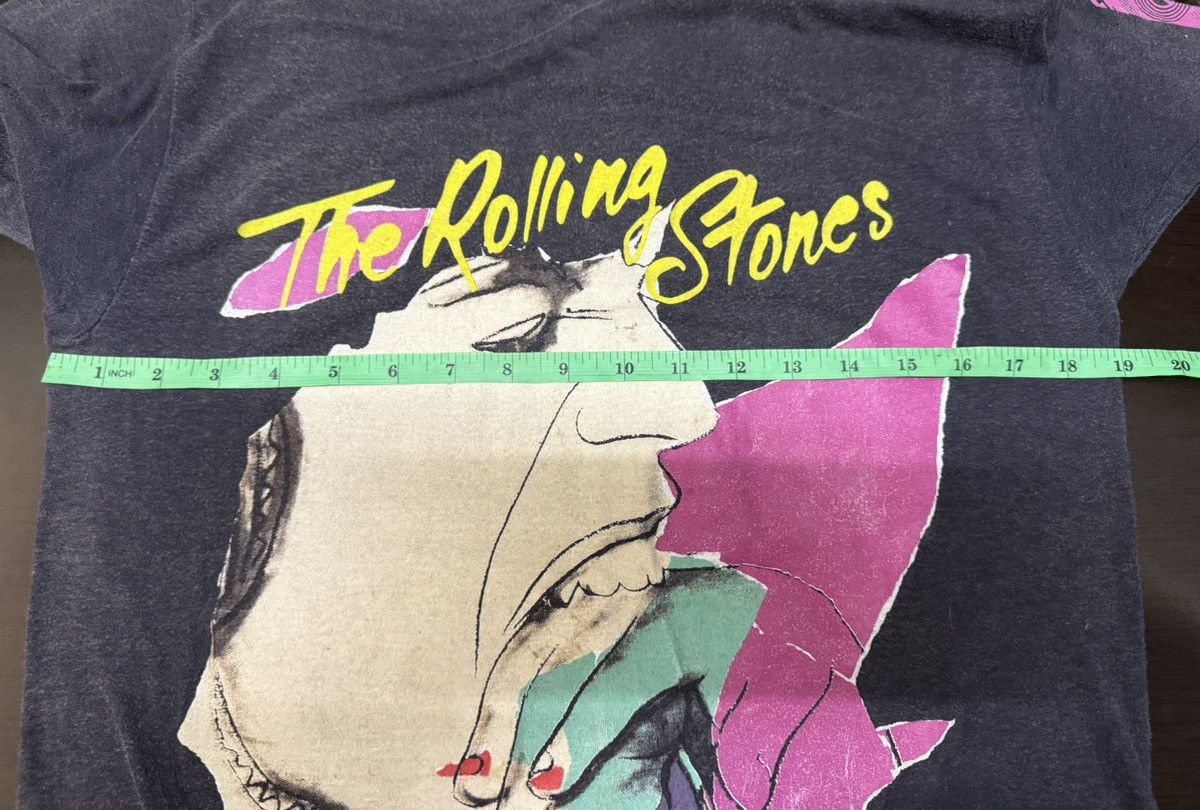 Vintage Vintage 80s The Rolling Stones The North American Tour 1989 Size US M / EU 48-50 / 2 - 9 Thumbnail