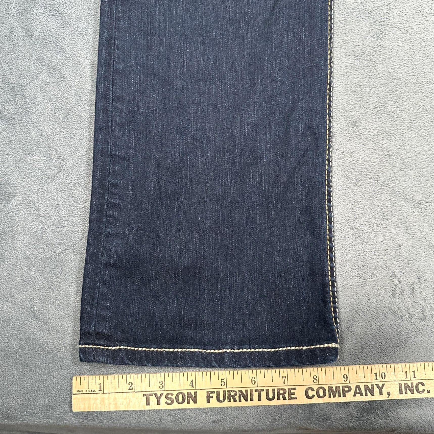 BKE BKE Harper Jeans Womens 29R Blue Bootcut Stretch Denim Studded Pockets Mid Rise Size 29" - 4 Thumbnail