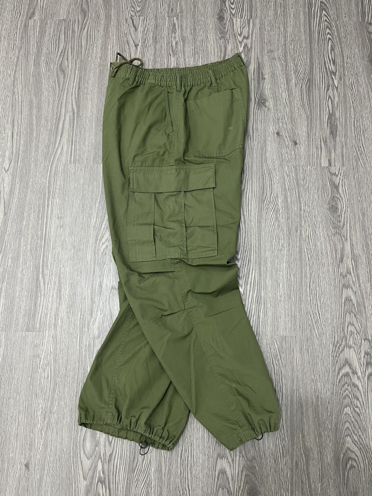 Yohji Yamamoto 🇯🇵Gu Super Wide Yohji Yamamoto Style Cargo Pants Size US 31 - 5 Thumbnail