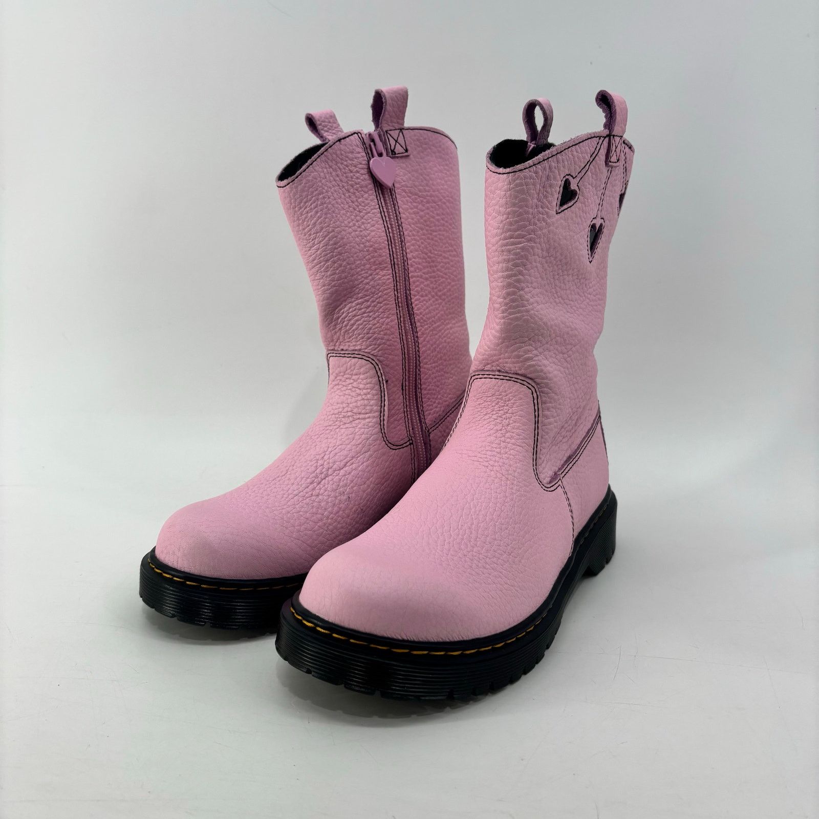 Dr. Martens Dr Martens Womens Size 7 Bex P-O Boots Cowgirl Hearts Chunky Size US 7 / IT 37 - 9 Thumbnail