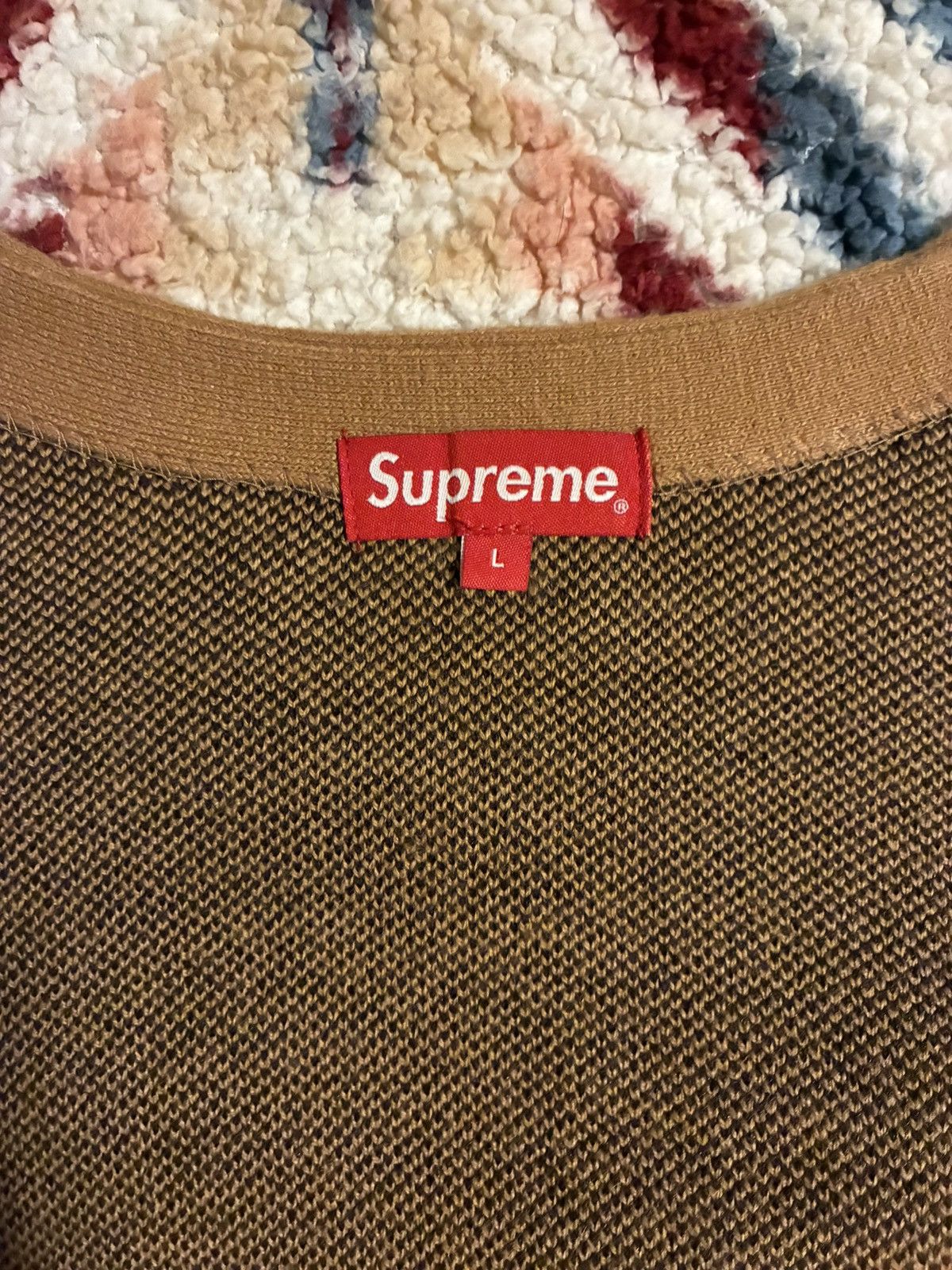 Supreme Supreme Checkered Mohair Cardigan Size US L / EU 52-54 / 3 - 3 Thumbnail