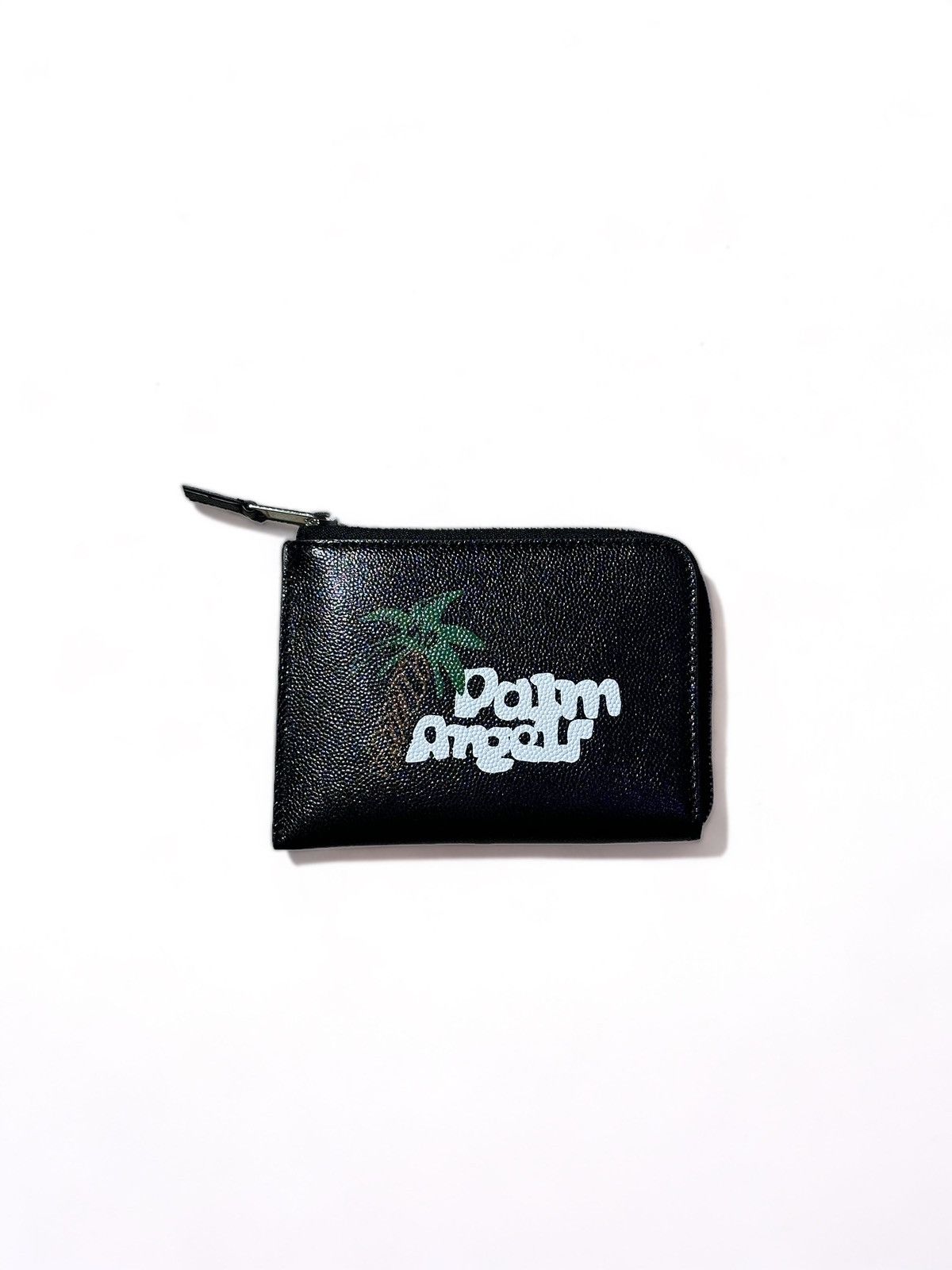 Sketchy Zip Card Holder in black - Palm Angels® Official