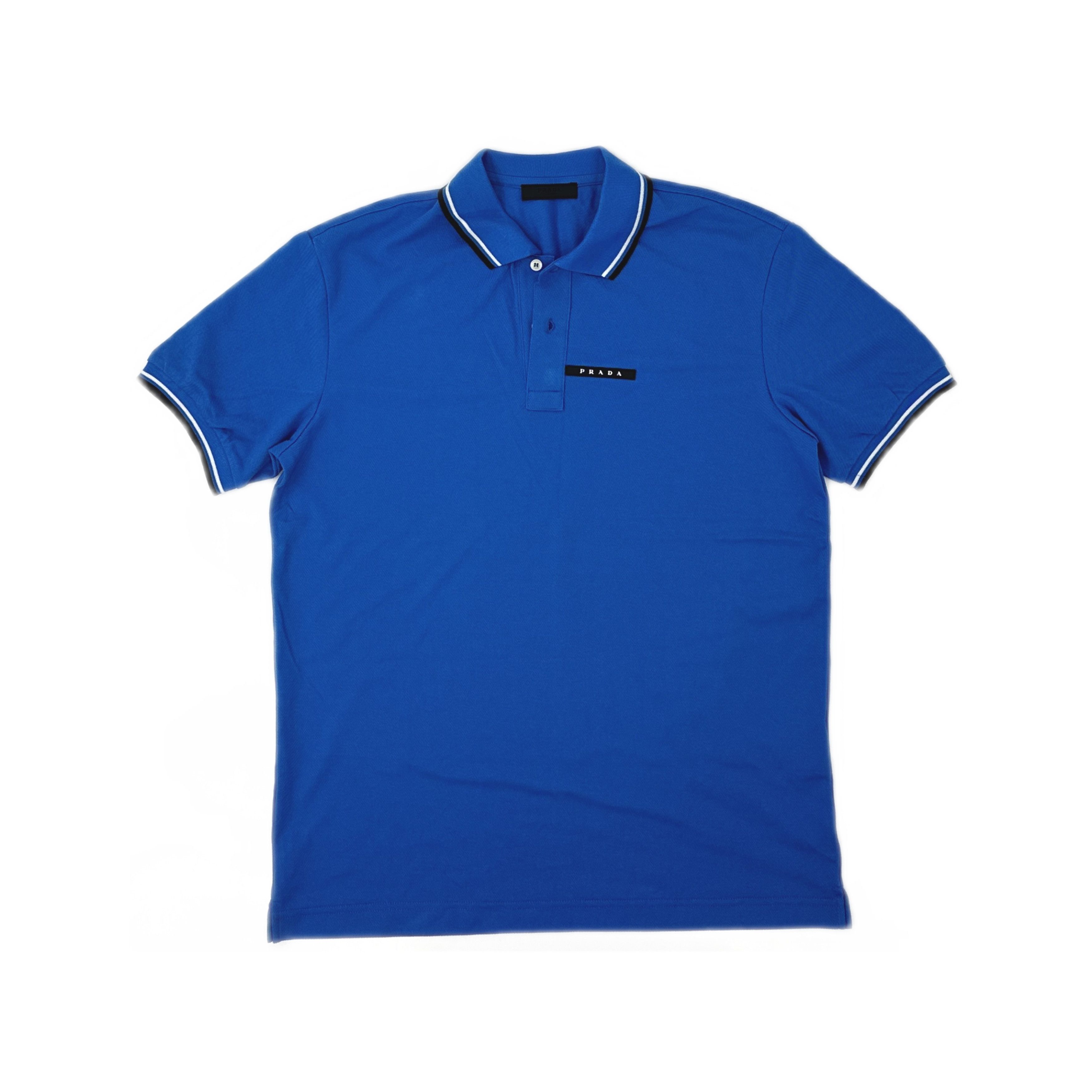 Prada Prada Logo Patch Polo Shirt Size L Size US L / EU 52-54 / 3 - 1 Thumbnail