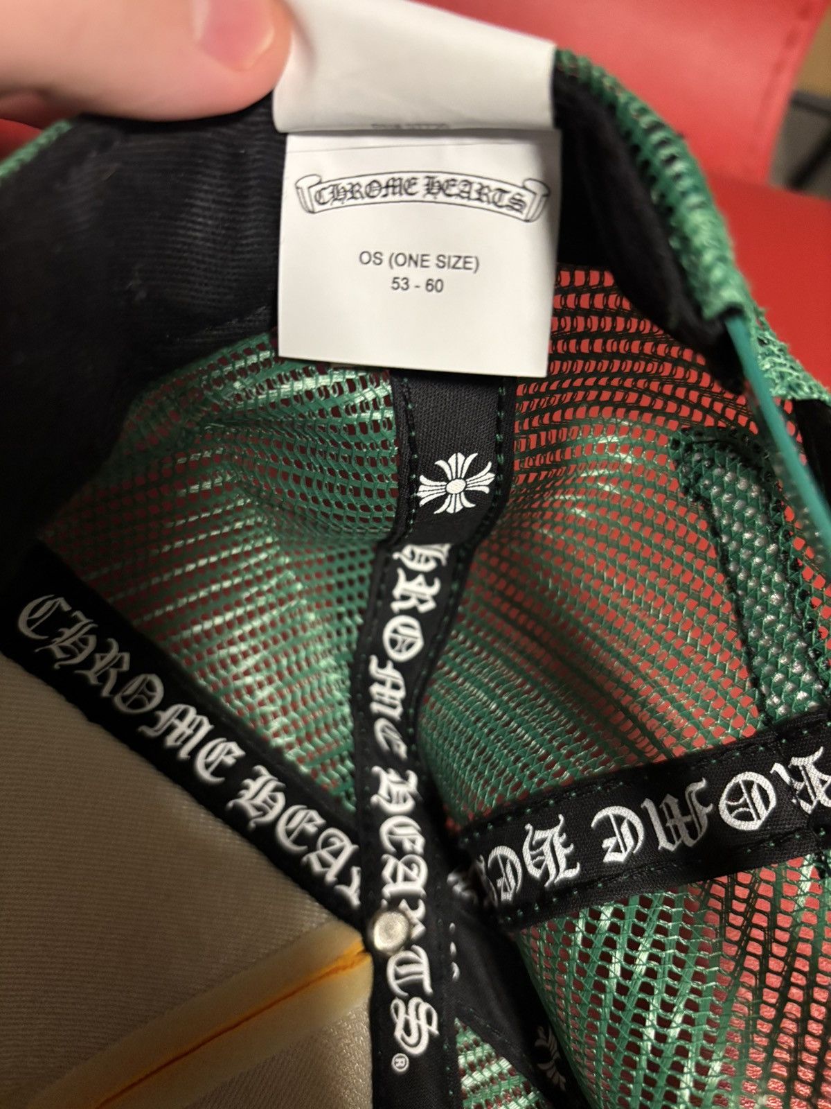 Chrome Hearts CHROME HEARTS MATTY BOY SEX RECORDS SMILEY TRUCKER HAT Size ONE SIZE - 5 Thumbnail