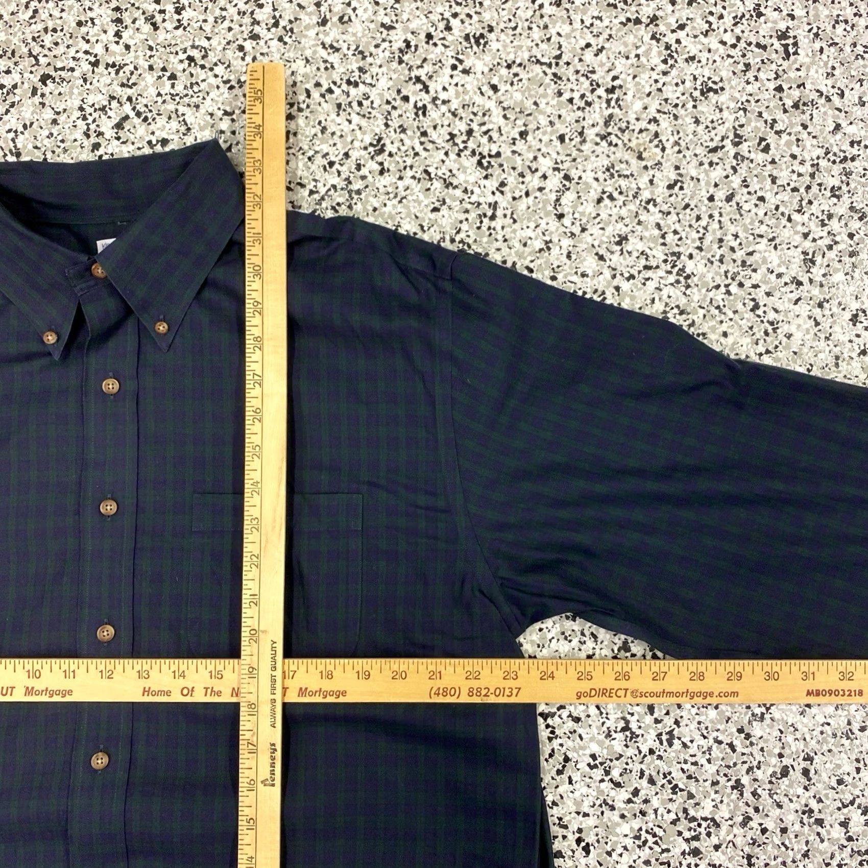 Brooks Brothers Brooks Brothers 346 Shirt Mens Large Green Blue Regent Business Office Casual Plaid Button-Up Size US L / EU 52-54 / 3 - 3 Thumbnail