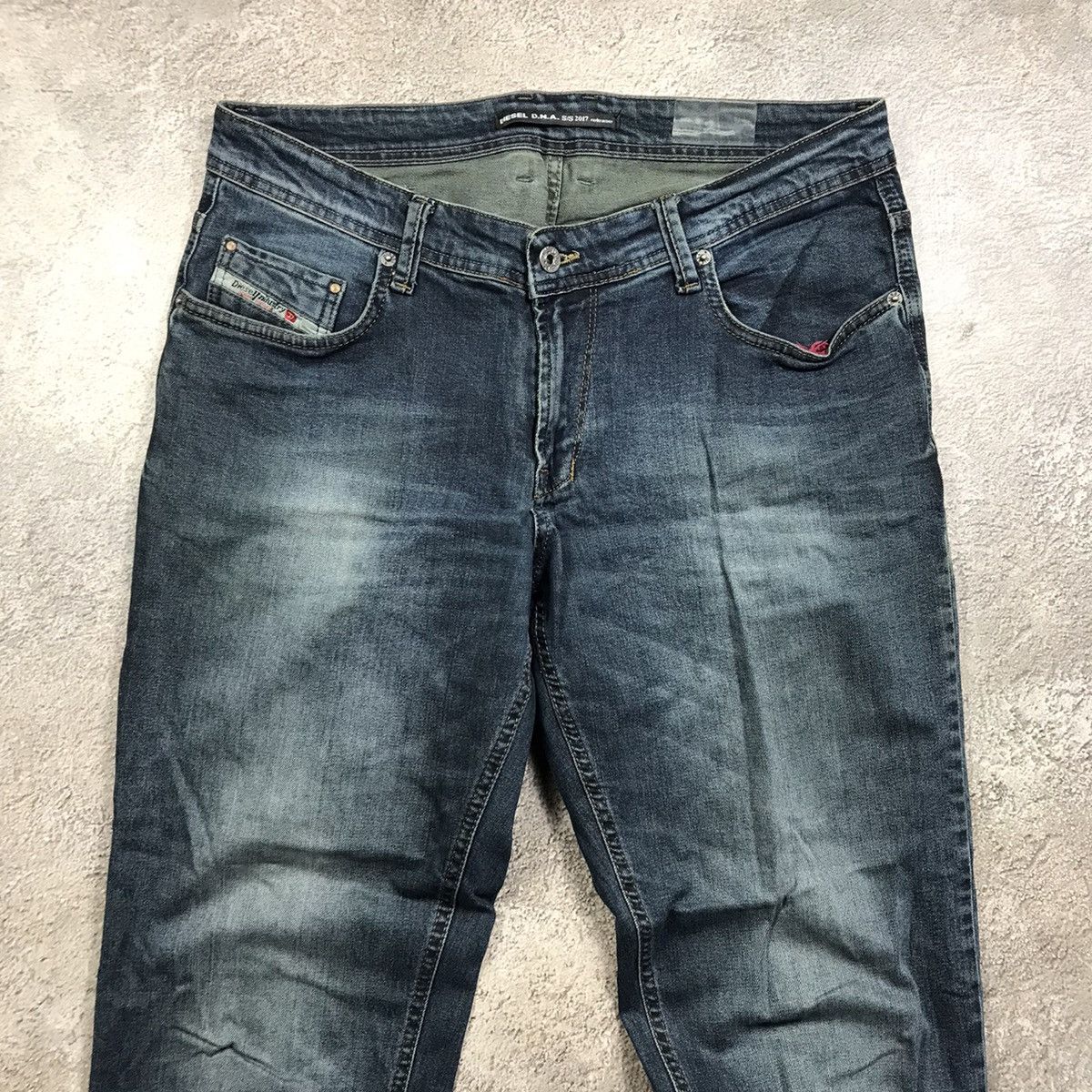 Diesel VINTAGE DIESEL JEANS CASUAL STREETWEAR FADED LOW RISE Y2K Size US 38 / EU 54 - 3 Thumbnail