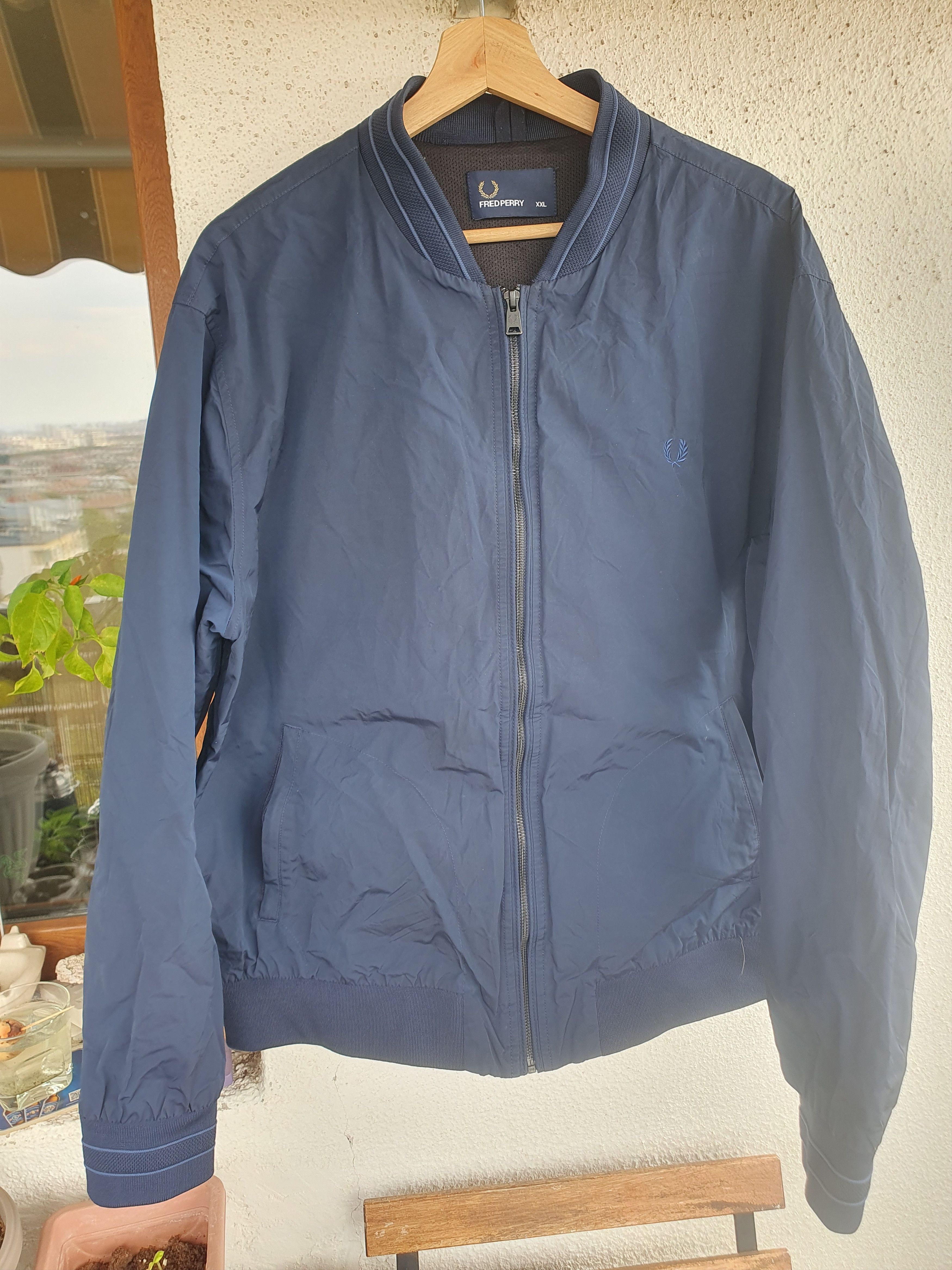 Fred Perry Fred Perry Varsity Style Jacket Full Zip sz XXL Size US XXL / EU 58 / 5 - 1 Thumbnail