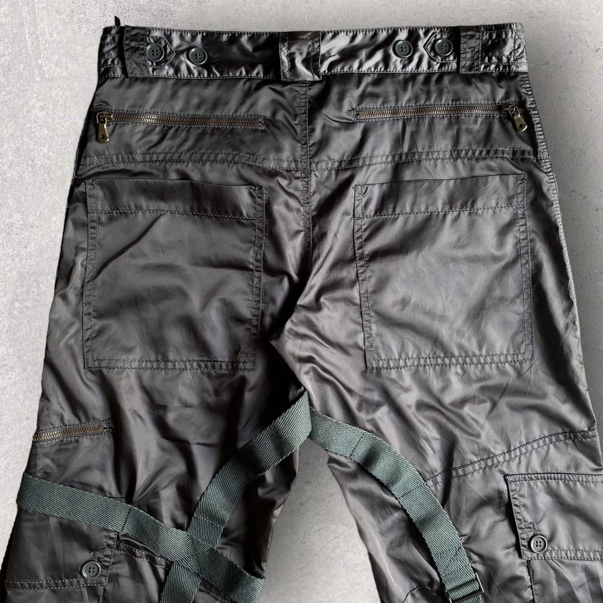 Dolce & Gabbana FW03 Runway Parachute Bondage Nylon Pants Size US 32 / EU 48 - 8 Thumbnail