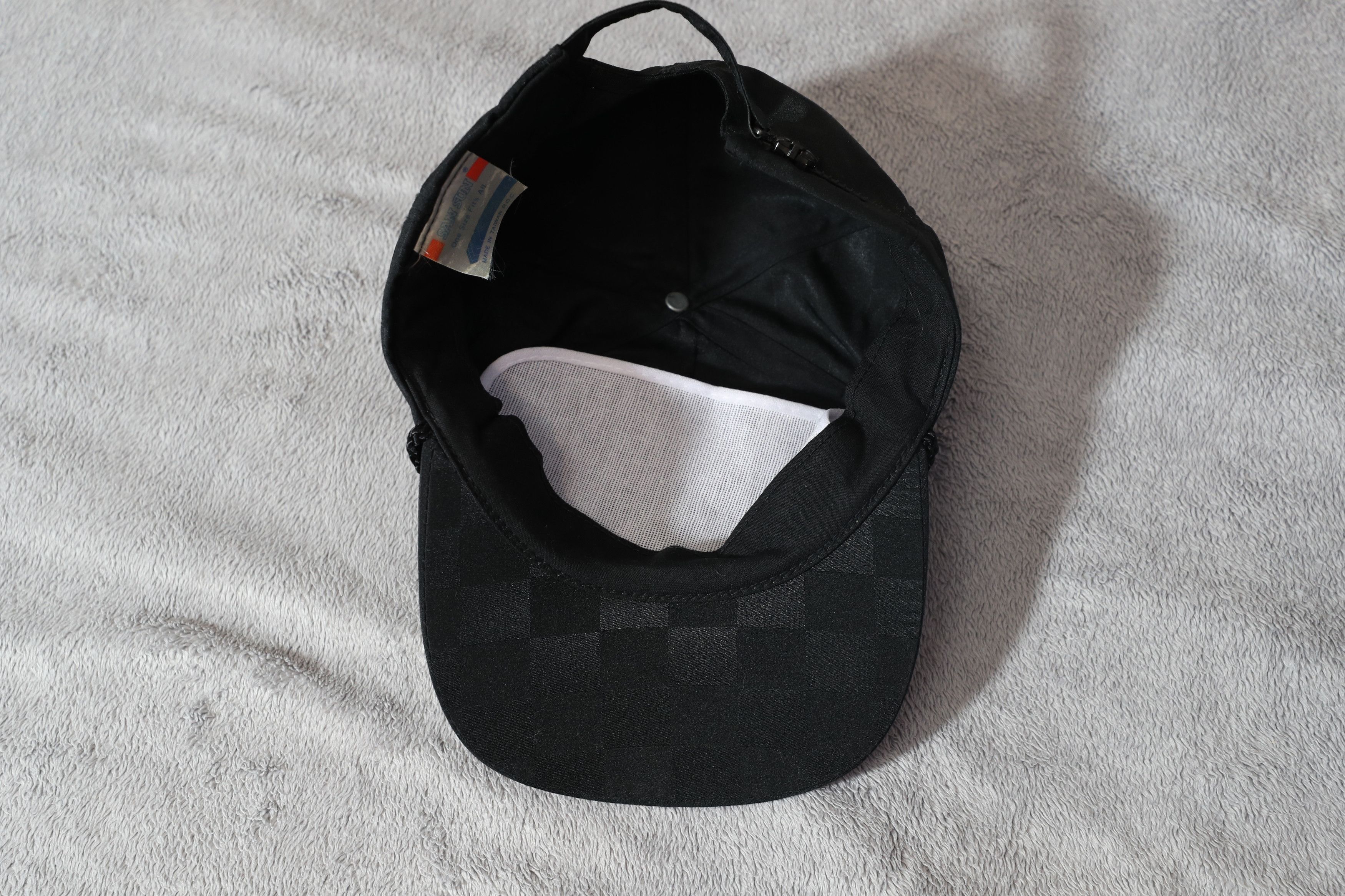 Vintage Vintage Branson Zip Back Checkered Hat (OS) Size ONE SIZE - 4 Thumbnail