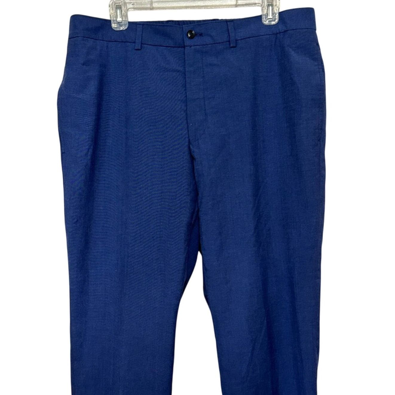 Ted Baker Ted Baker Chino Pants Blue Pockets Raw Hem Flat Front 38x38 Size US 38 / EU 54 - 2 Thumbnail