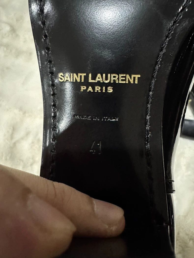 Saint Laurent Paris Saint laurent paris Black and gold buckle boots 2506-Nextar Size US 8 / EU 41 - 5 Thumbnail