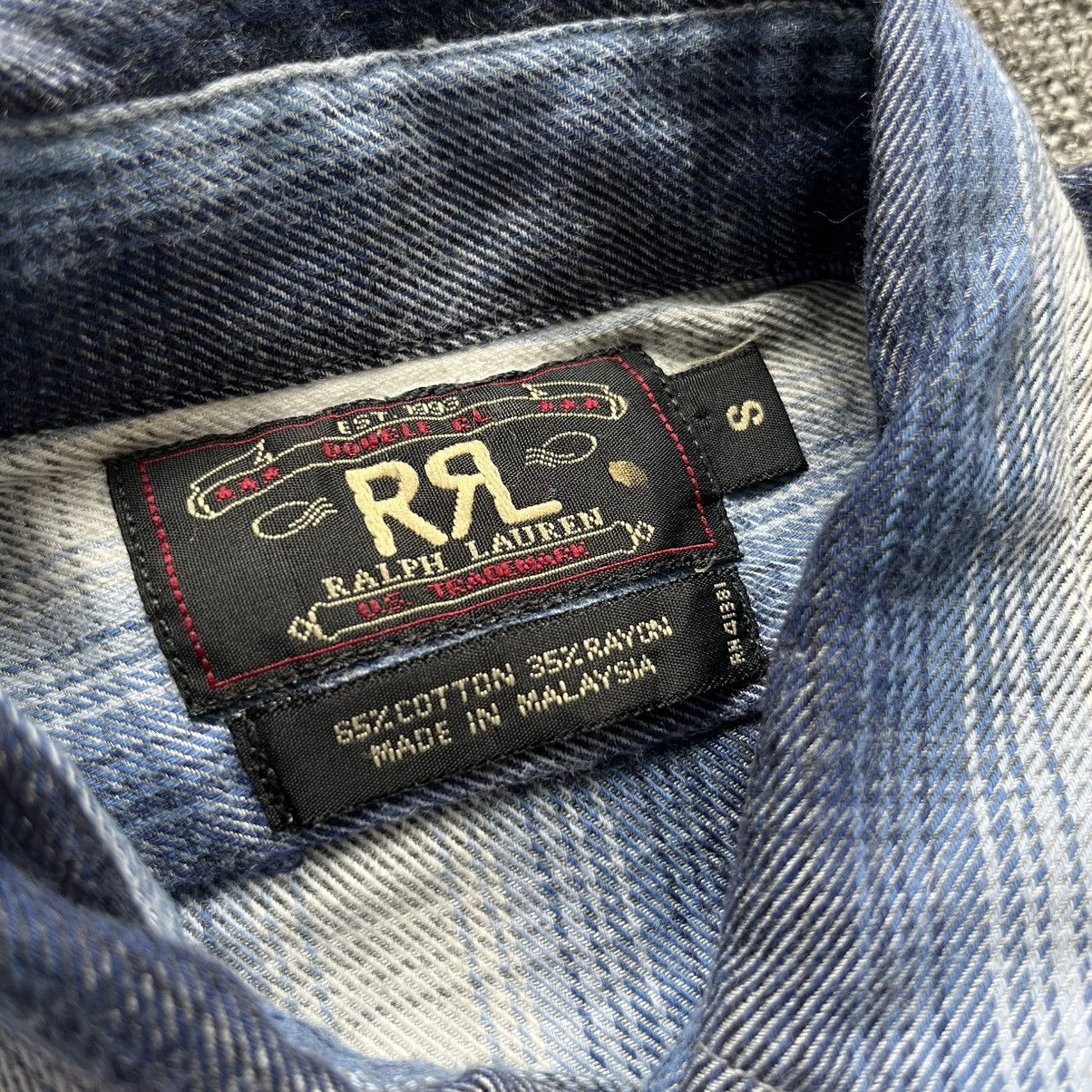 RRL Ralph Lauren Double RRL flannel plaid shirt Size US L / EU 52-54 / 3 - 4 Thumbnail