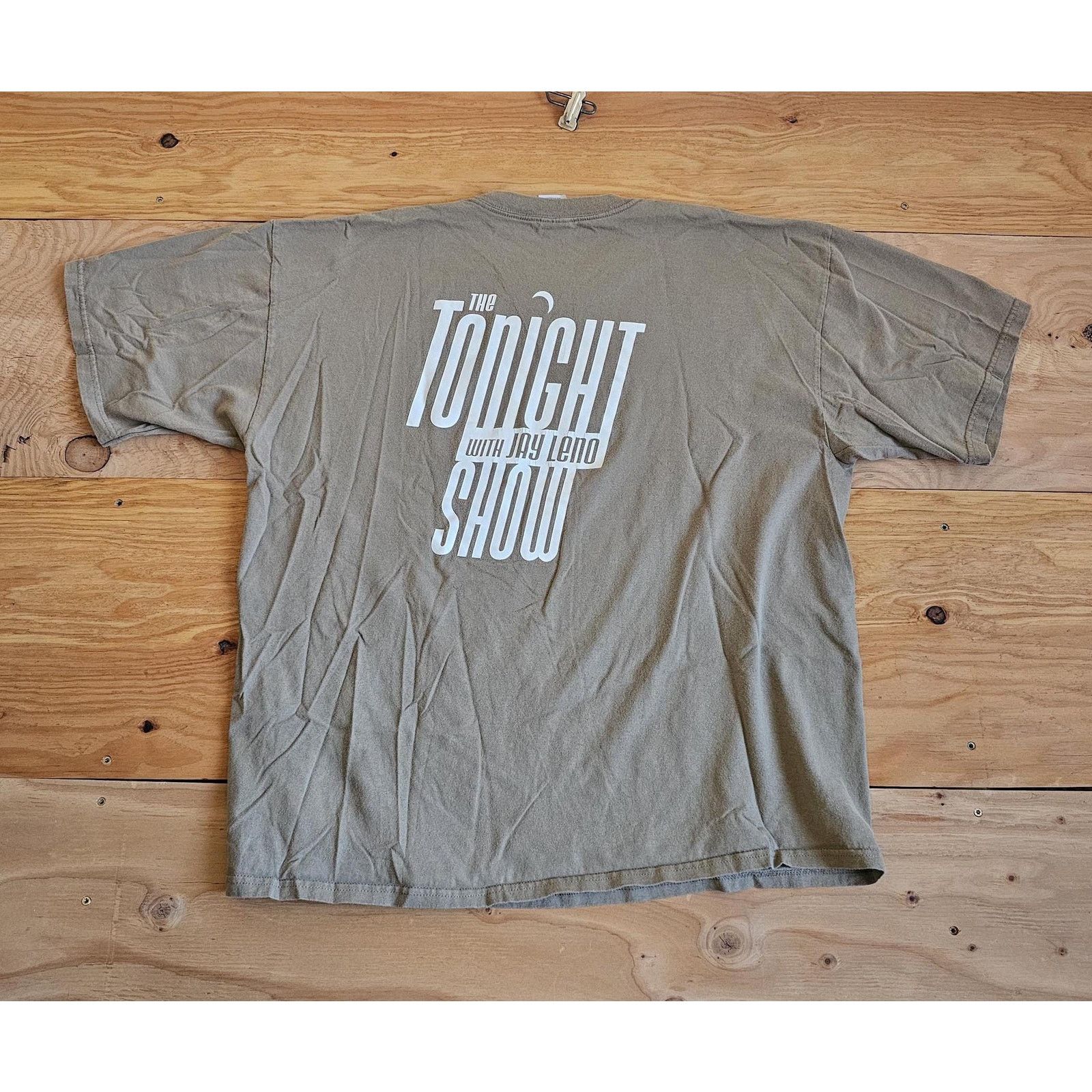Gildan The Tonight Show T-Shirt, Jay Leno, Sz 2XL Y2K Size US XXL / EU 58 / 5 - 1 Thumbnail