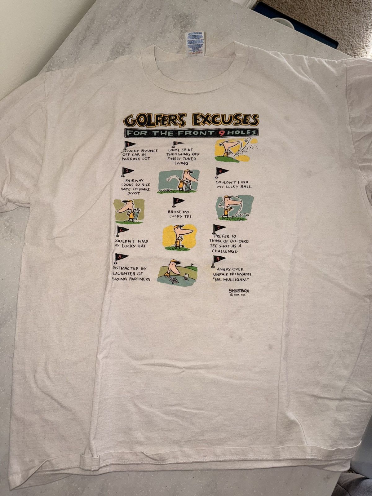Jerzees Vintage Golf Humor tee Size US XL / EU 56 / 4 - 1 Thumbnail