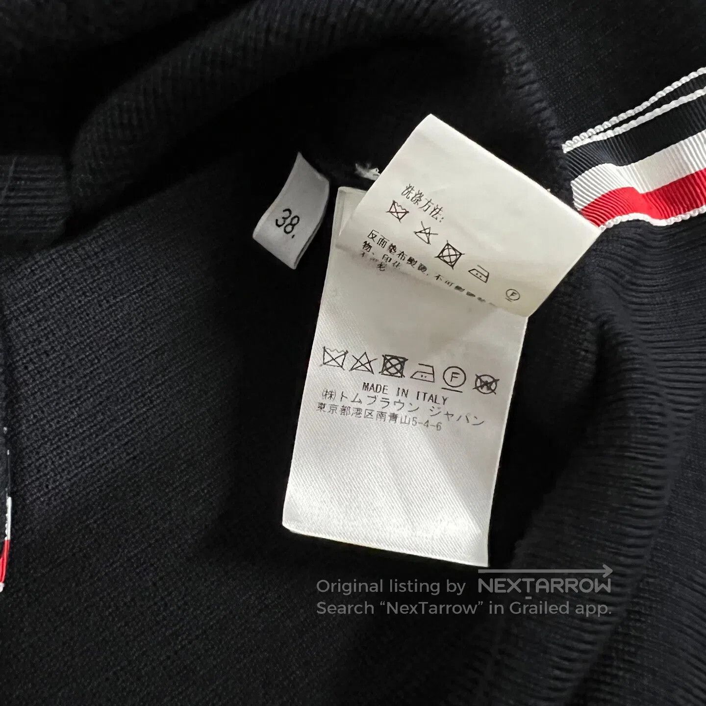 Thom Browne Thom Browne Four stripes; long knit cardigan| Size US M / EU 48-50 / 2 - 6 Thumbnail