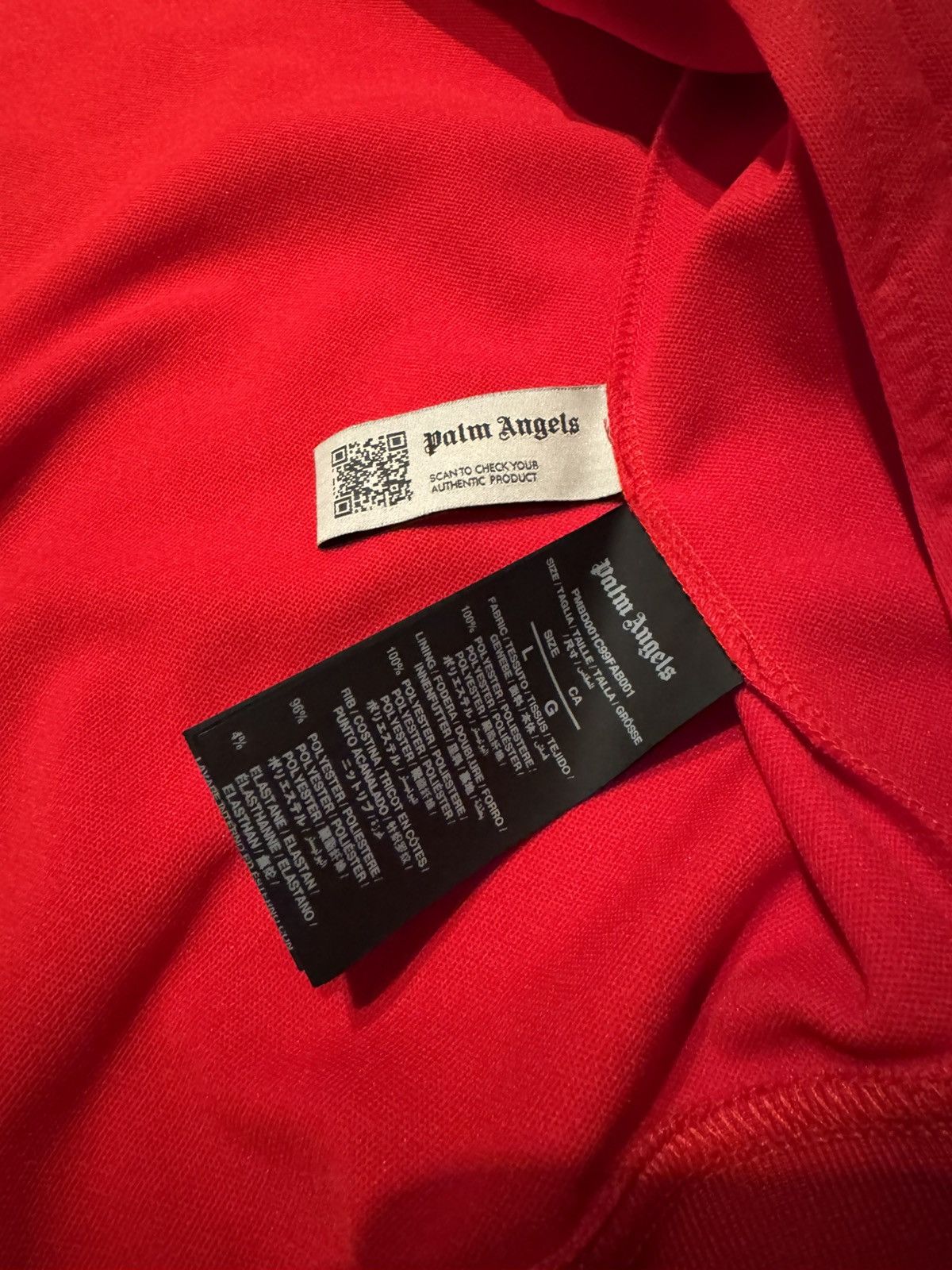 Palm Angels Palm Angels Red Track Jacket Large Size US L / EU 52-54 / 3 - 7 Thumbnail
