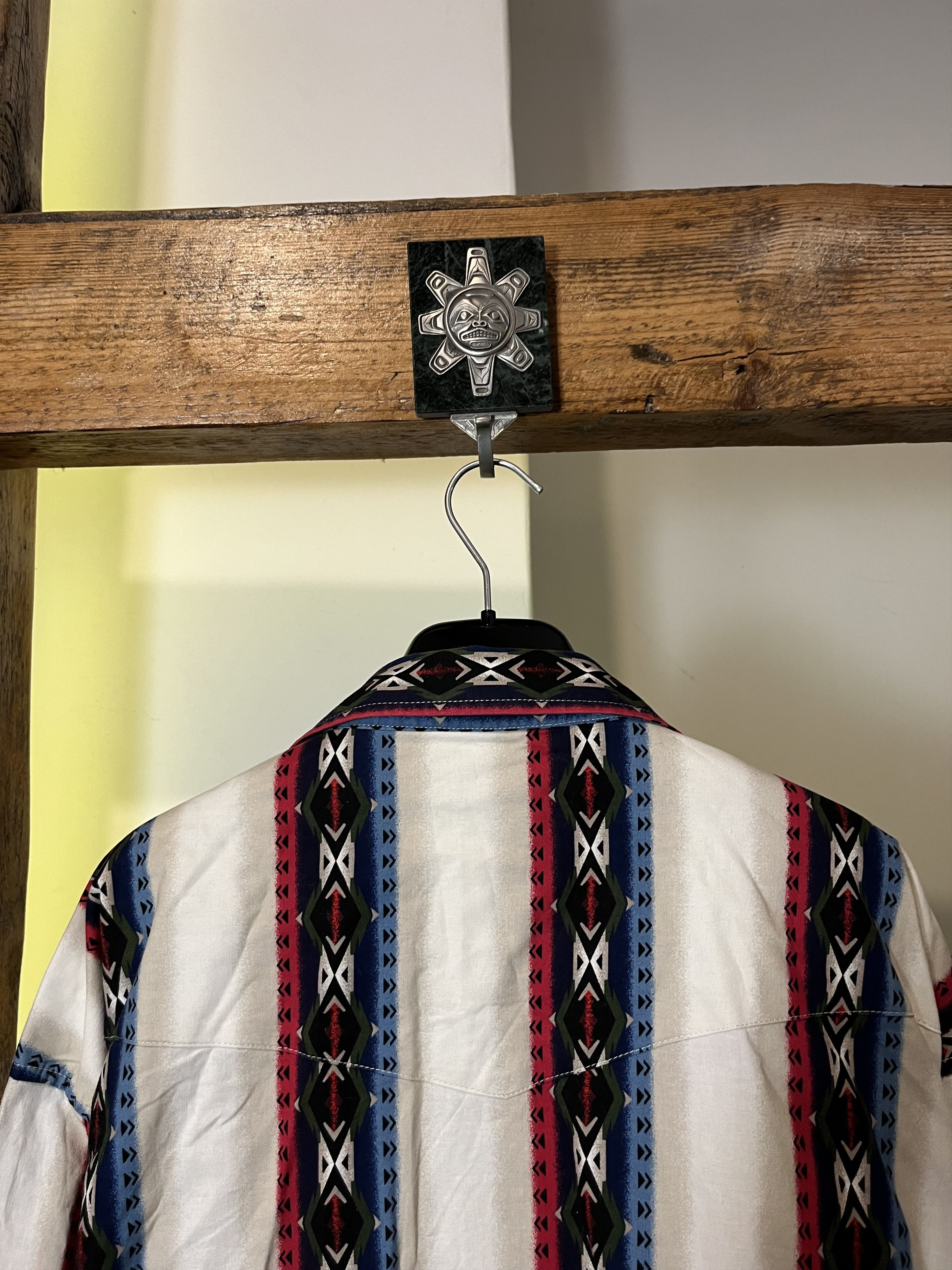 Cowboy Equipment × Vintage × Wrangler 90s Wrangler Western Shirts Rodeo Cowboy Shirt Size US XXL / EU 58 / 5 - 6 Thumbnail