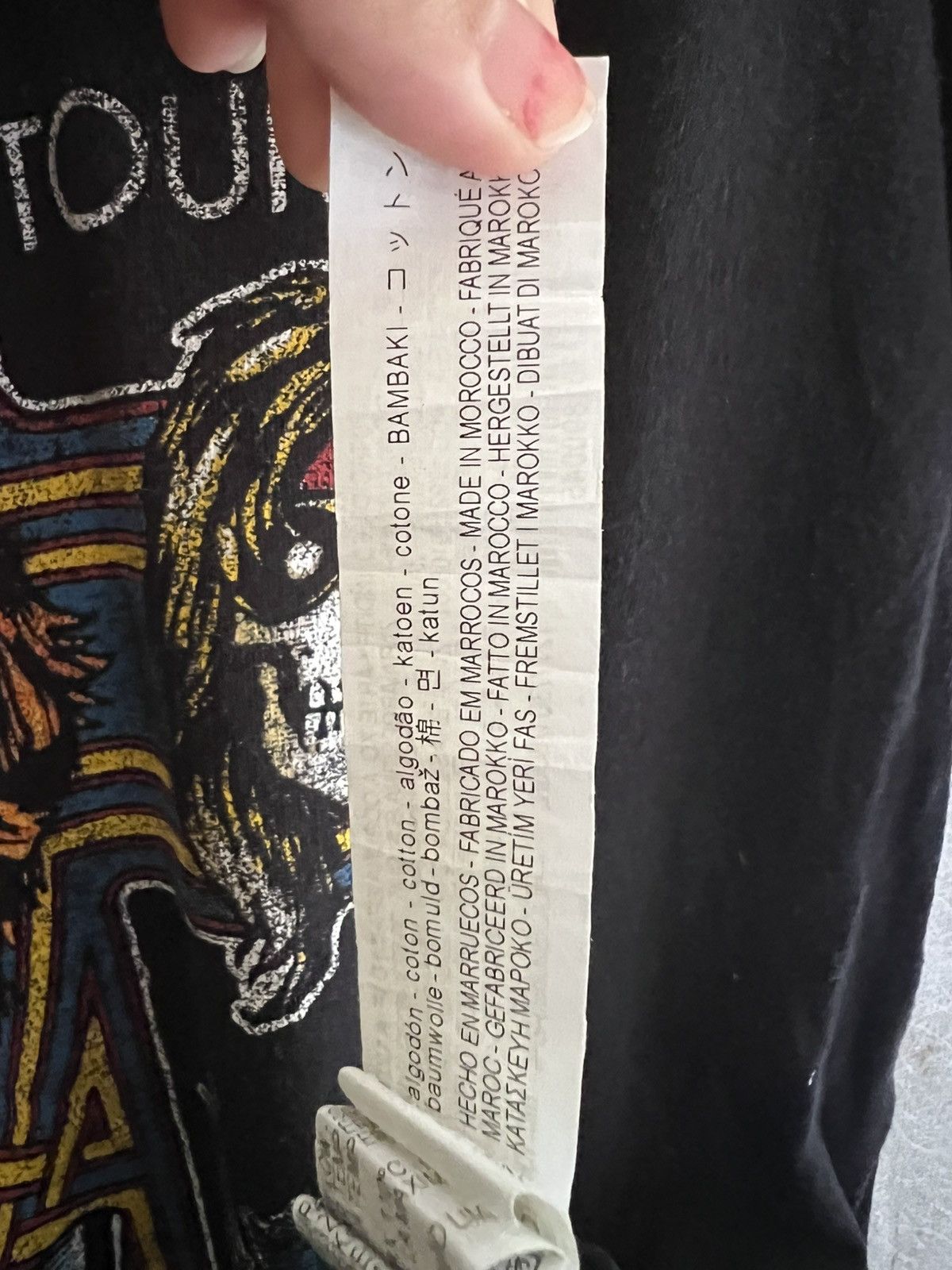 Zara GUN N ROSE LOGO 1998 TOUR TSHIRT Size US L / EU 52-54 / 3 - 10 Thumbnail