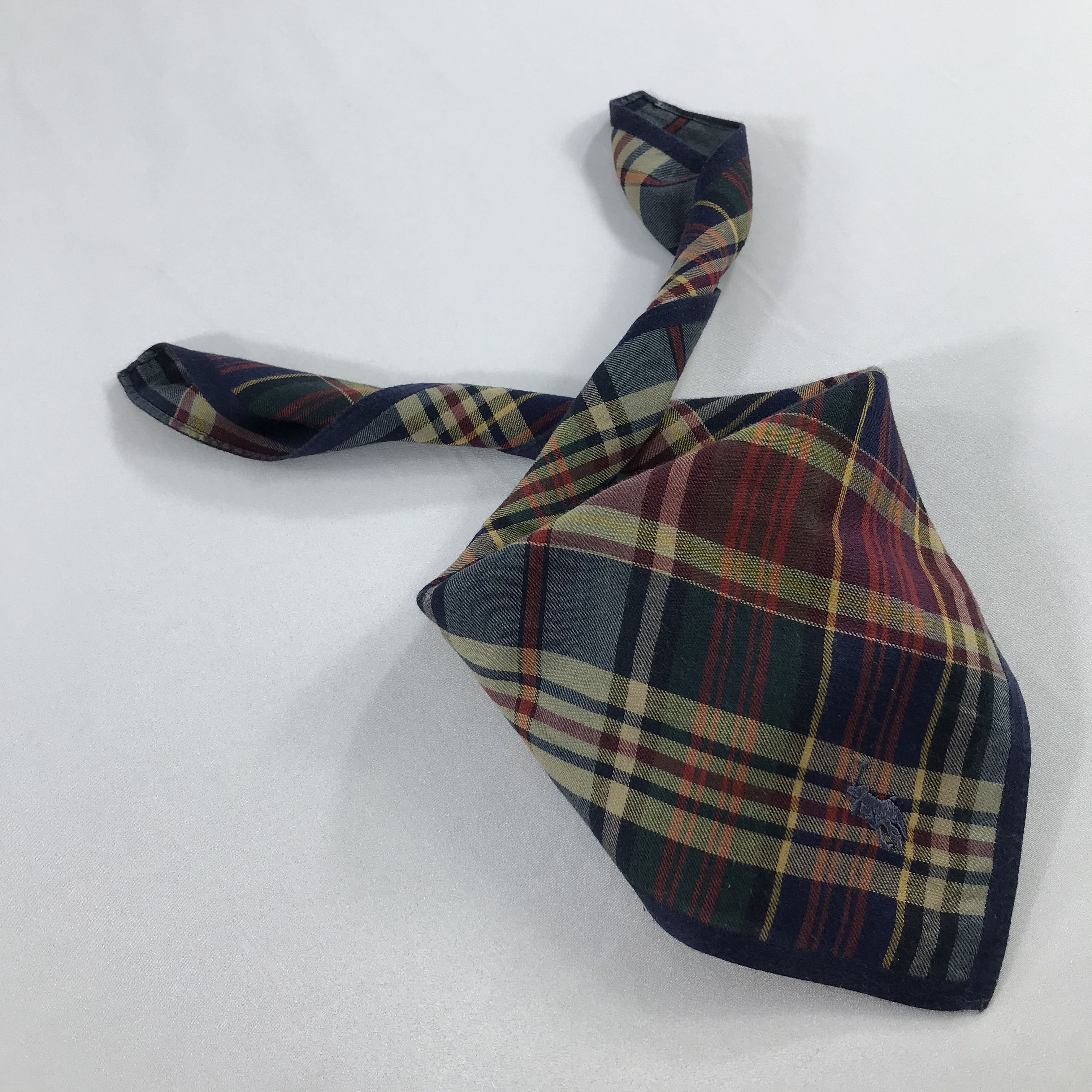 Polo Ralph Lauren × Vintage Polo Ralph Lauren Bandana / Handkerchief /Neckerchief -S2337 Size ONE SIZE - 4 Thumbnail