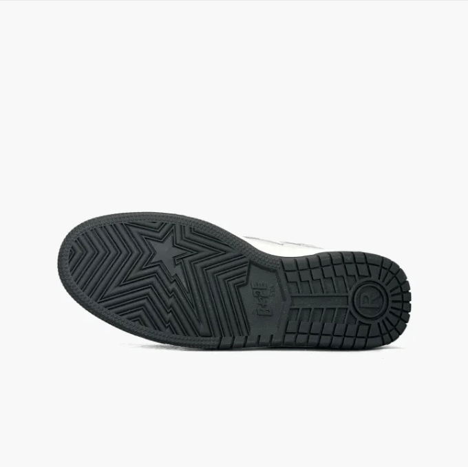 Bape ABATHINGAPE low-top sneaker men's model, lead gray Size US 9.5 / EU 42-43 - 4 Thumbnail