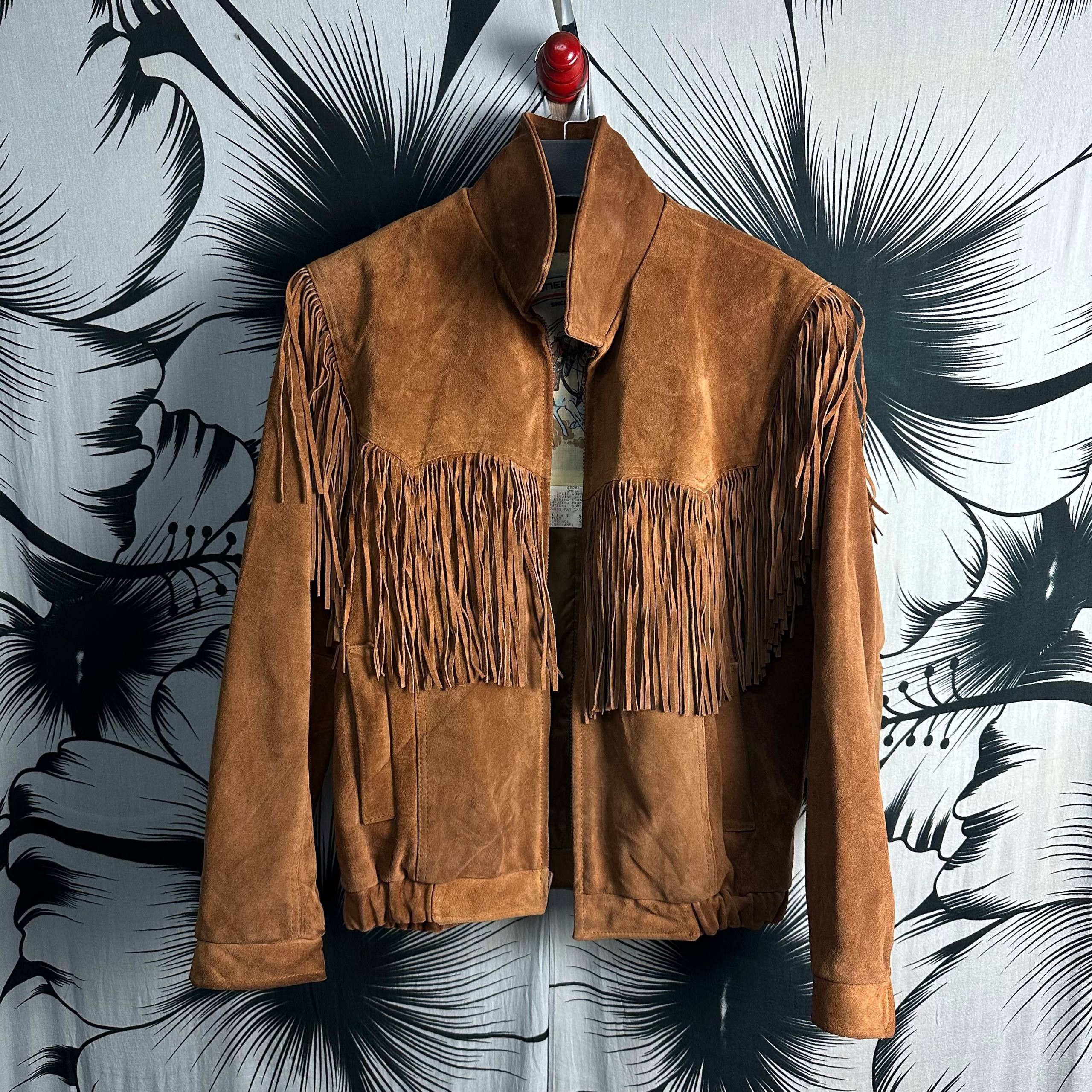Vintage *RARE* Vintage Pioneer Wear Cowhide Leather Jacket Size US XL / EU 56 / 4 - 2 Thumbnail