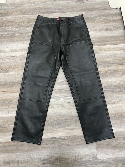 Supreme Supreme leather double knees | Grailed