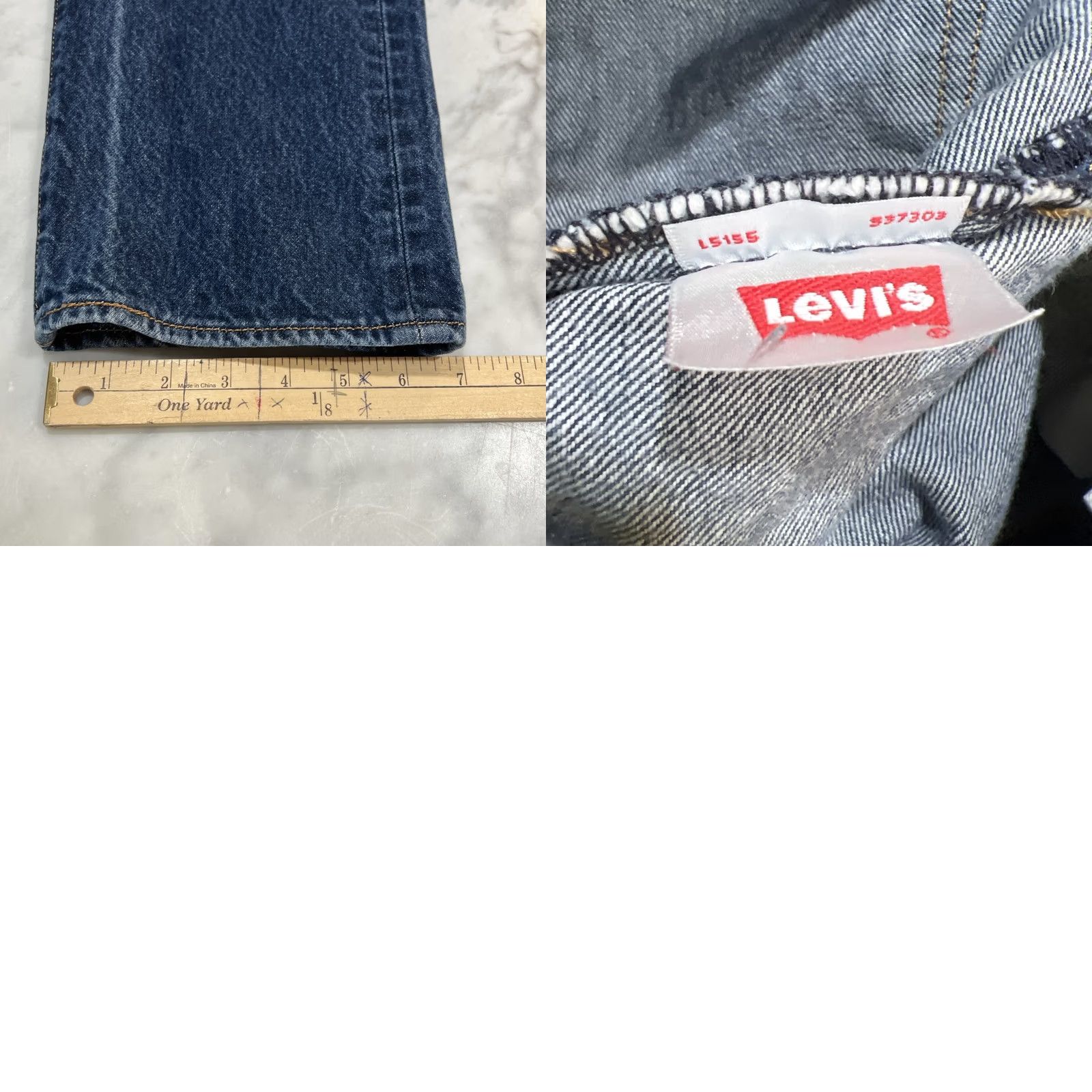 Levi's Levi’s 501 Jeans Pant Men 28x28 Measures 31x32 Blue Straight Leg Button Fly Size US 28 / EU 44 - 10 Thumbnail