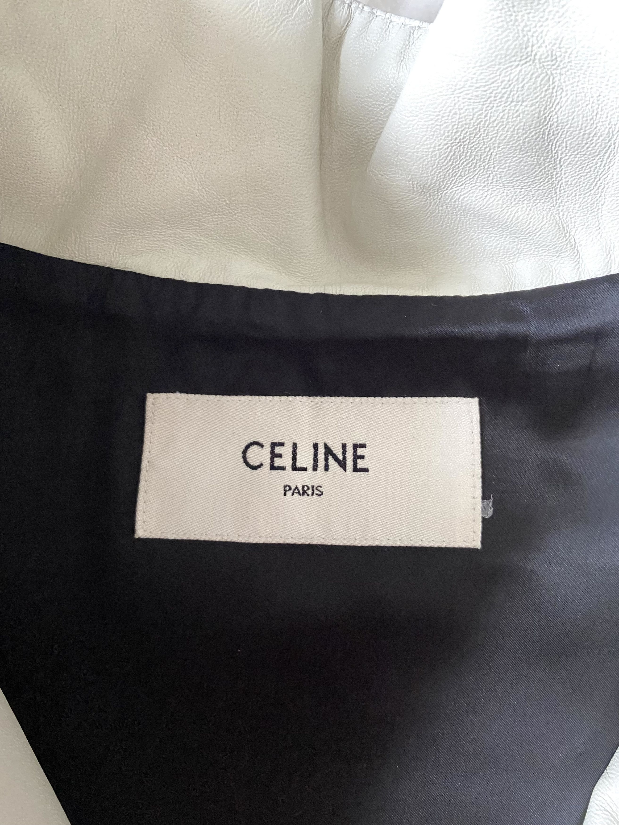 Celine New CELINE HOMME Dancing Kid Leather Jacket Size US M / EU 48-50 / 2 - 9 Thumbnail