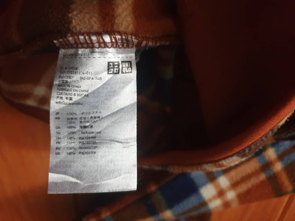 Japanese Brand Uniqlo checkered Japanese brand Fleece Sweater Size US L / EU 52-54 / 3 - 3 Thumbnail
