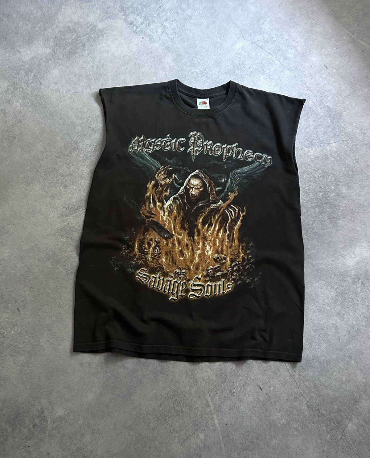 Vintage Vintage Mystic Prophecy savage souls big logo shirt Size US L / EU 52-54 / 3 - 1 Thumbnail