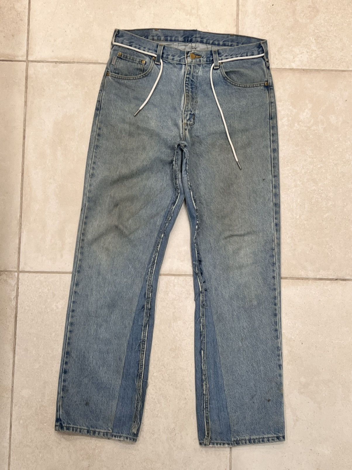 Carhartt Carhartt wide straight leg denim Size US 35 - 1 Thumbnail