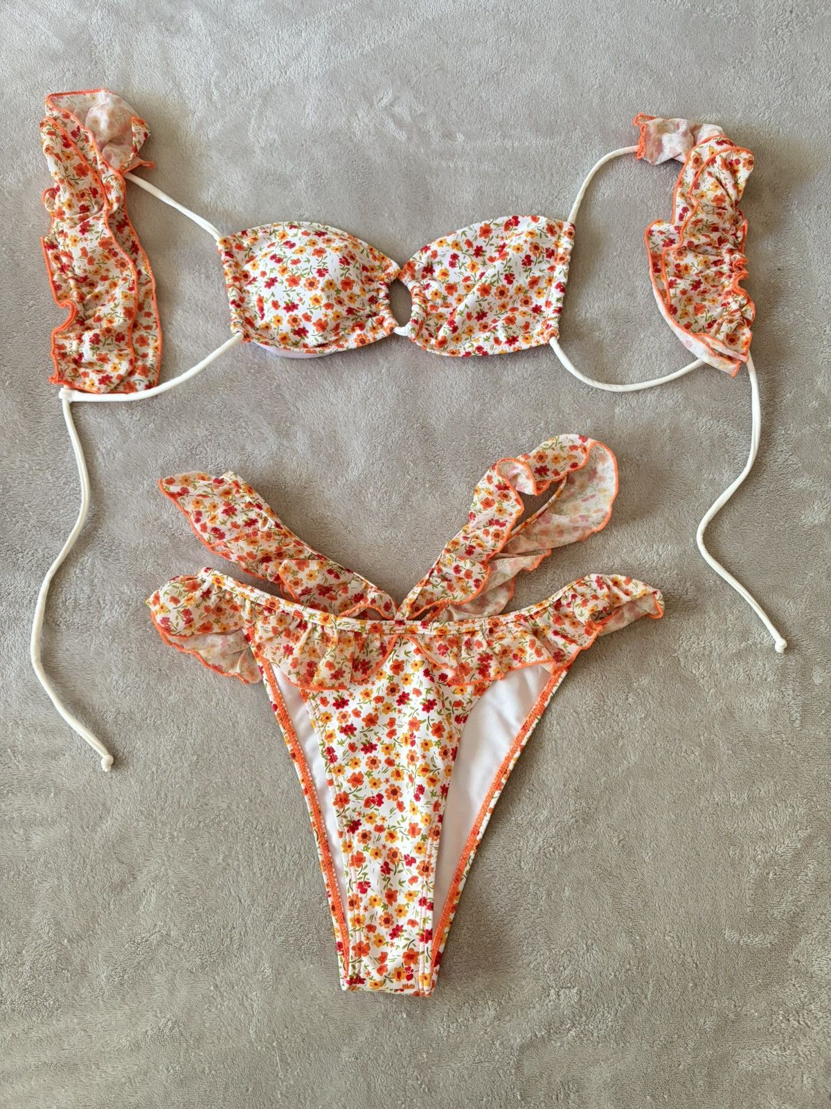 Shein Floral Bikini Size ONE SIZE - 1 Thumbnail