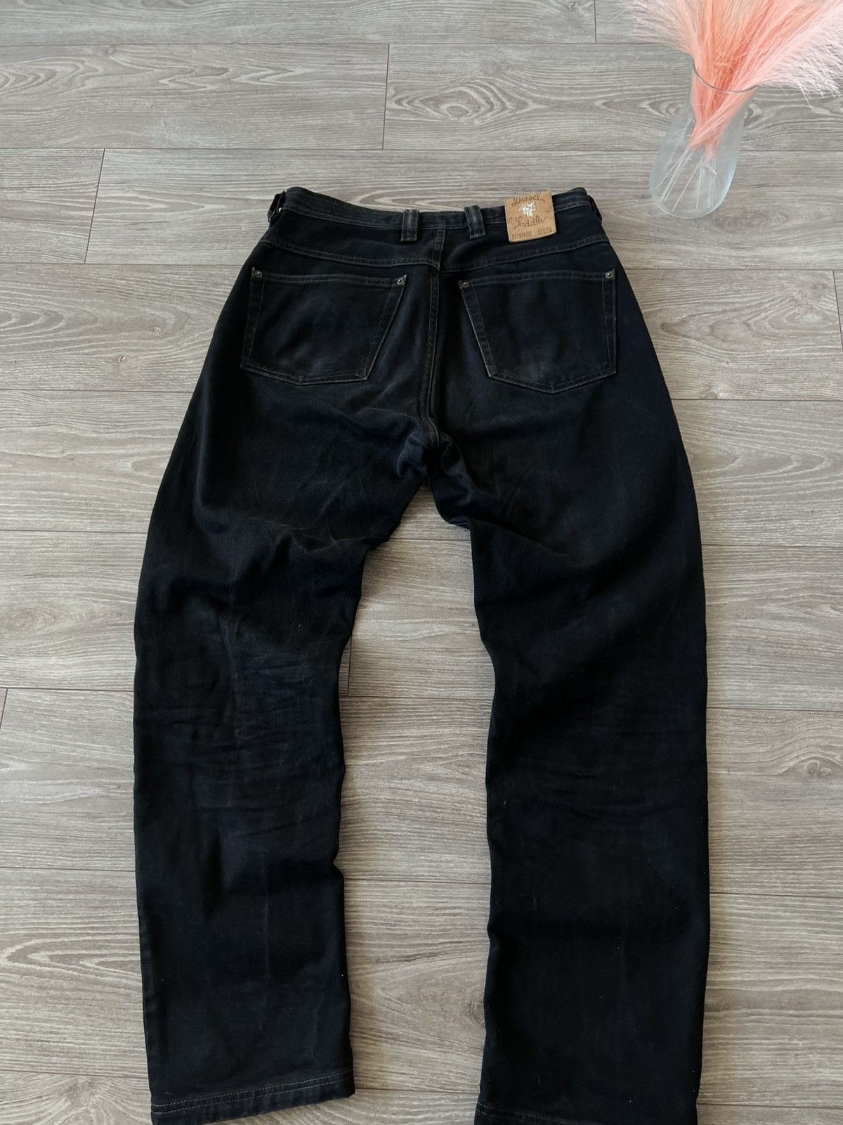 Diesel ‼️Vintage Diesel IND Ladder Baggy Black Denim Jeans‼️ Size US 33 - 3 Thumbnail