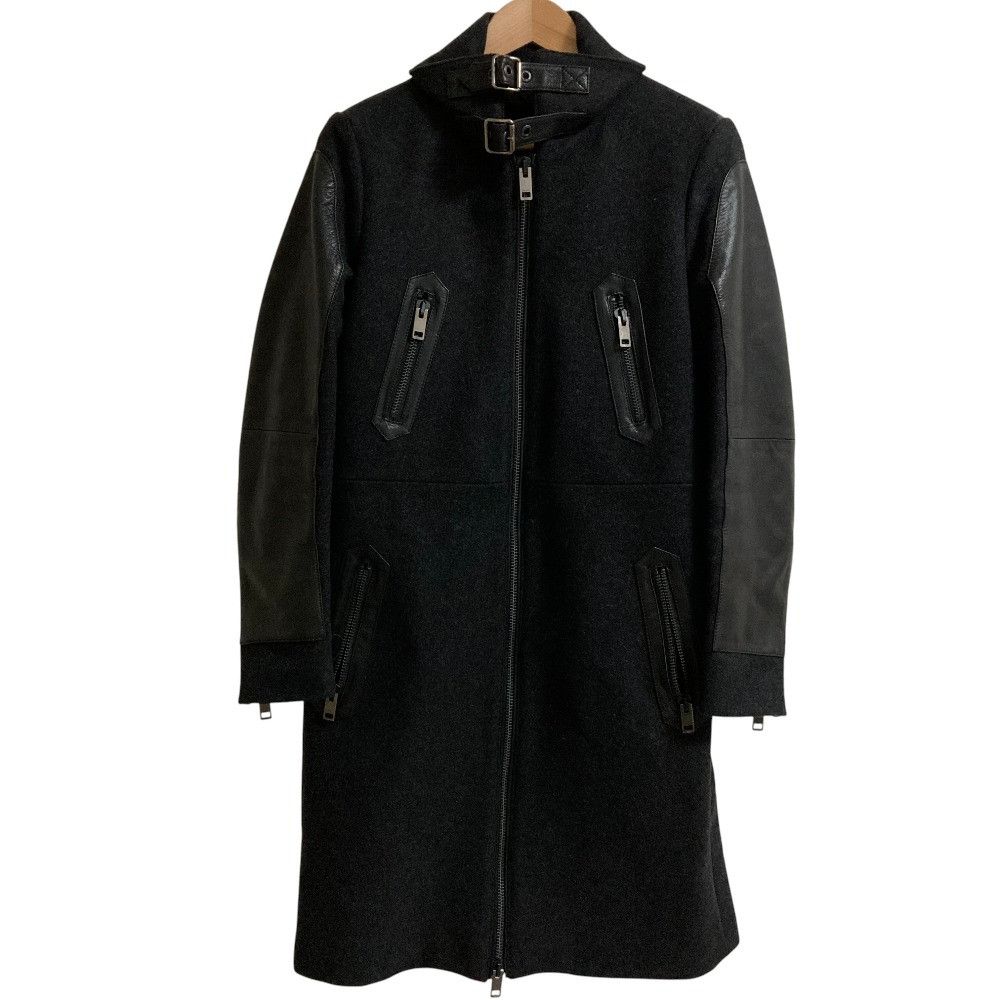 Other Other Diesel Leather Melton Coat Leather Outerwear DUTY FREE for USA Size ONE SIZE - 1 Thumbnail