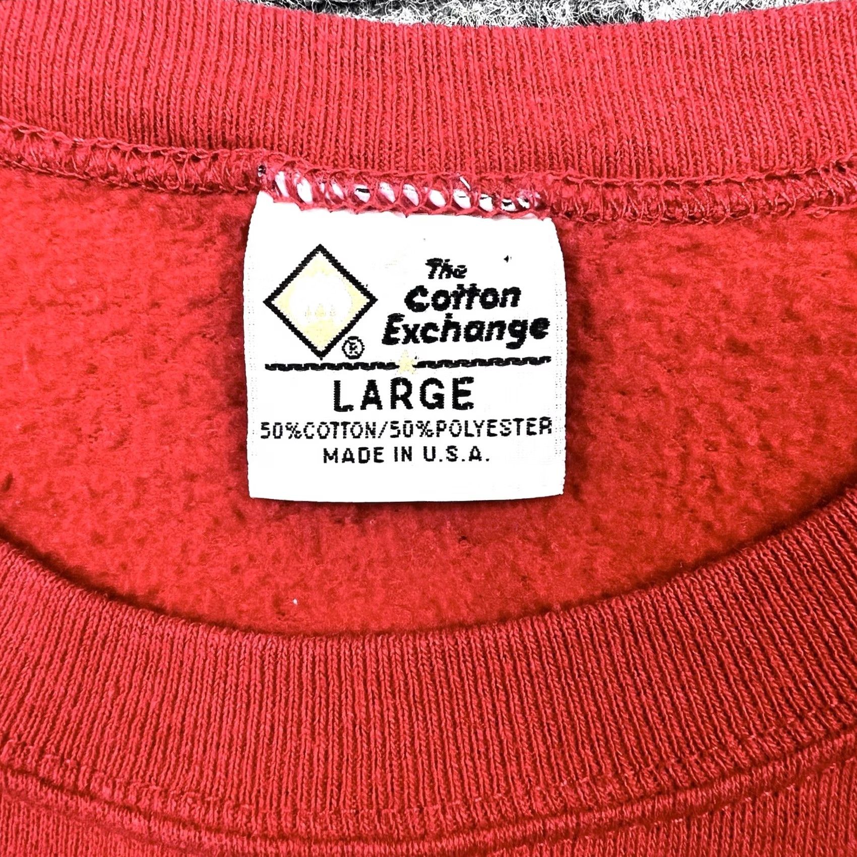Vintage VINTAGE 90s Christmas Holiday Graphic Print Crewneck Sweatshirt Large The Cotton Exchange Women Red Christmas 50/50 Crewneck Sweatshirt Size L / US 10 / IT 46 - 2 Thumbnail