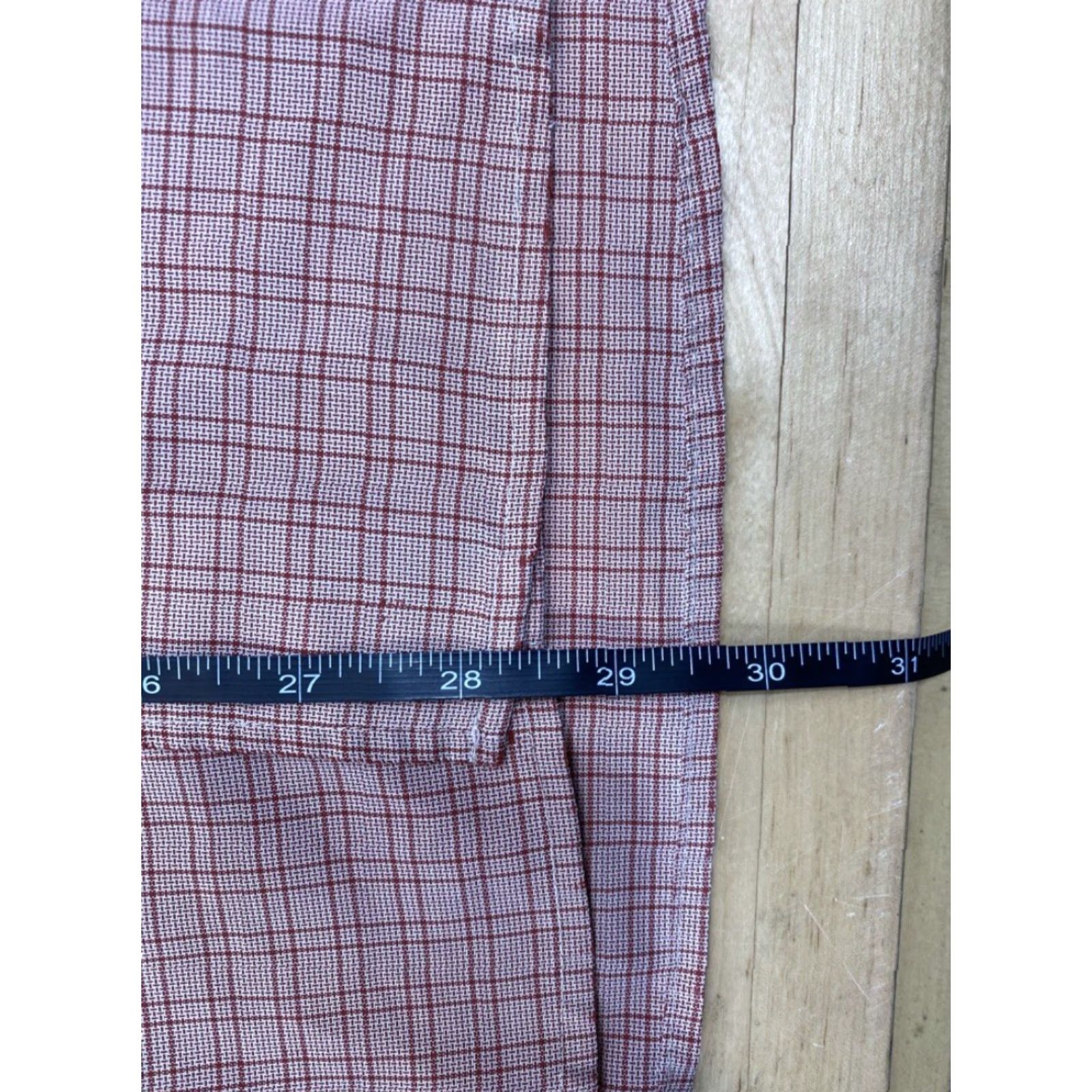 Billabong Billabong Red Plaid Button Down Short Sleeve T Shirt L Mens Regular Size Red Plaid Pattern 3083 Size US L / EU 52-54 / 3 - 4 Thumbnail