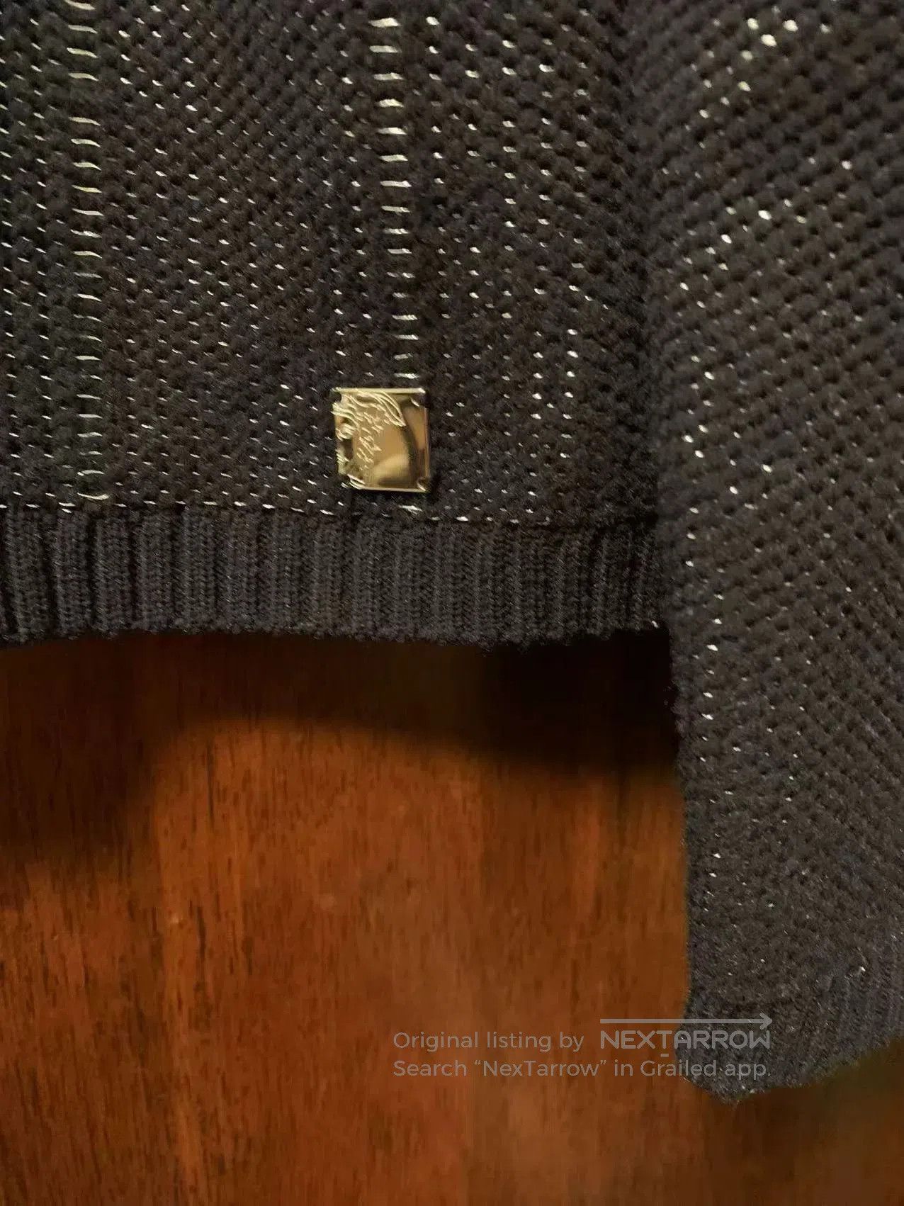 Other Versace Collection Men's Mixed Fabric Sweater. Size US XL / EU 56 / 4 - 4 Thumbnail